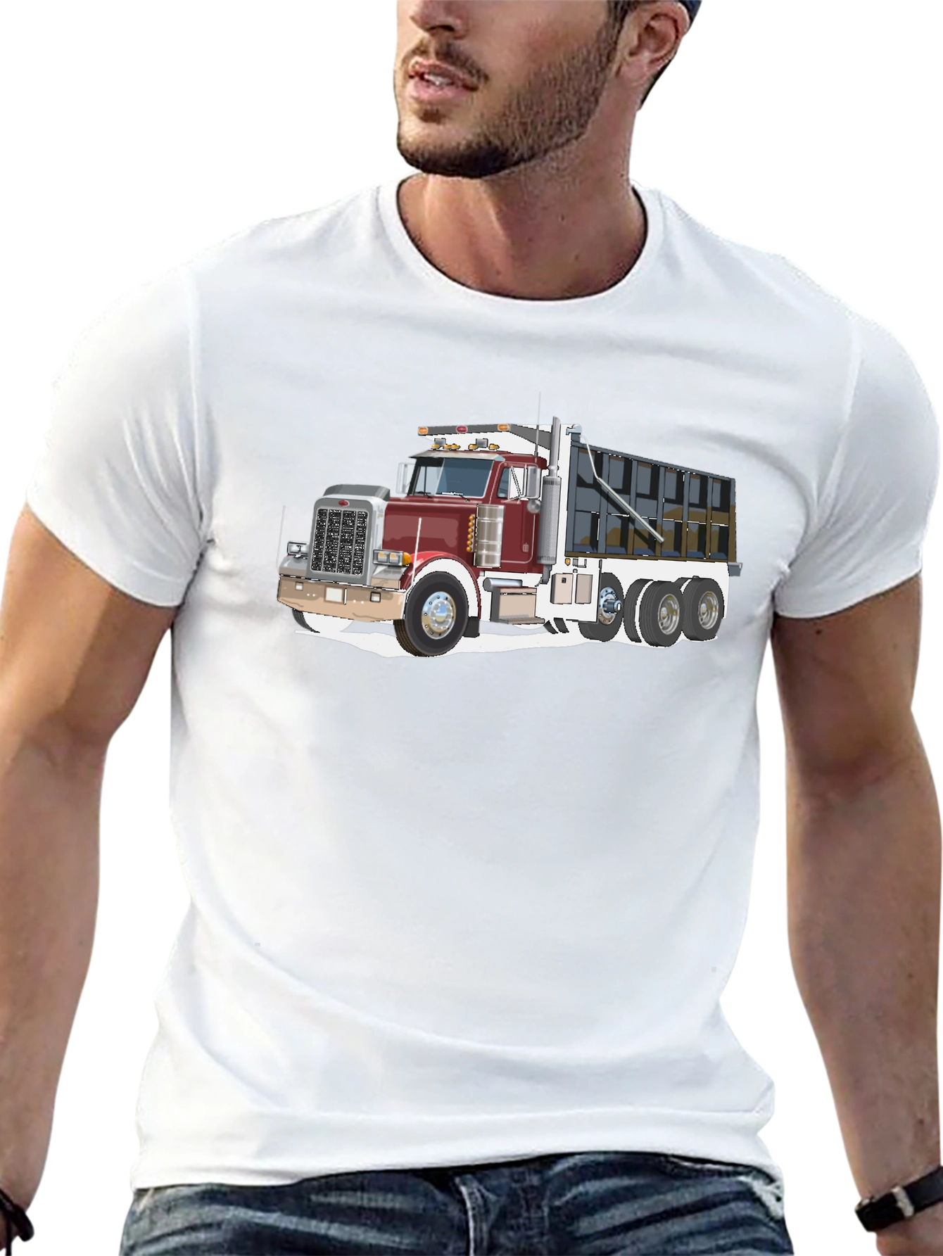 Truck Graphic T-Shirt - Heavy Duty Hauler Tee