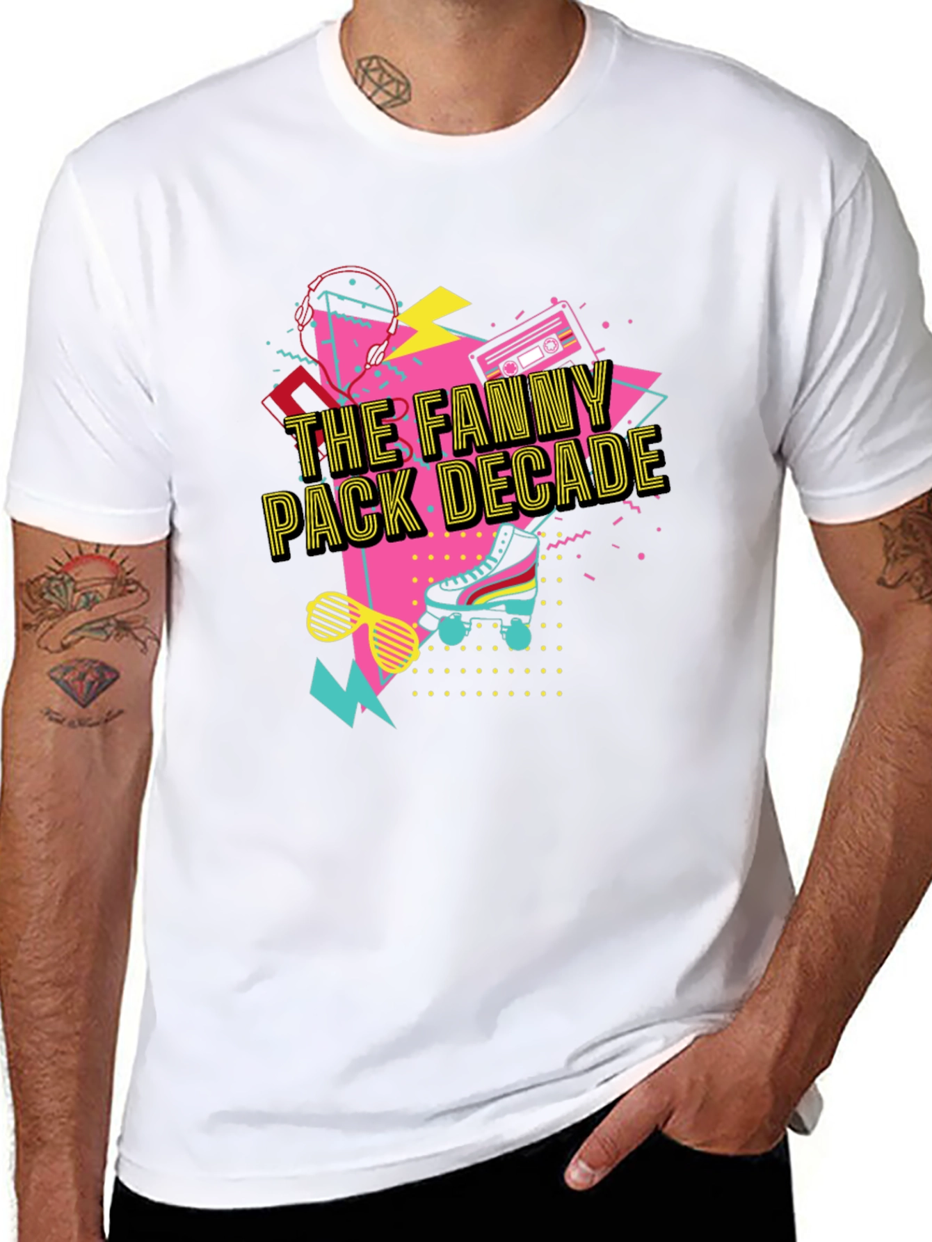 The Fanny Pack Decade Black T-Shirt