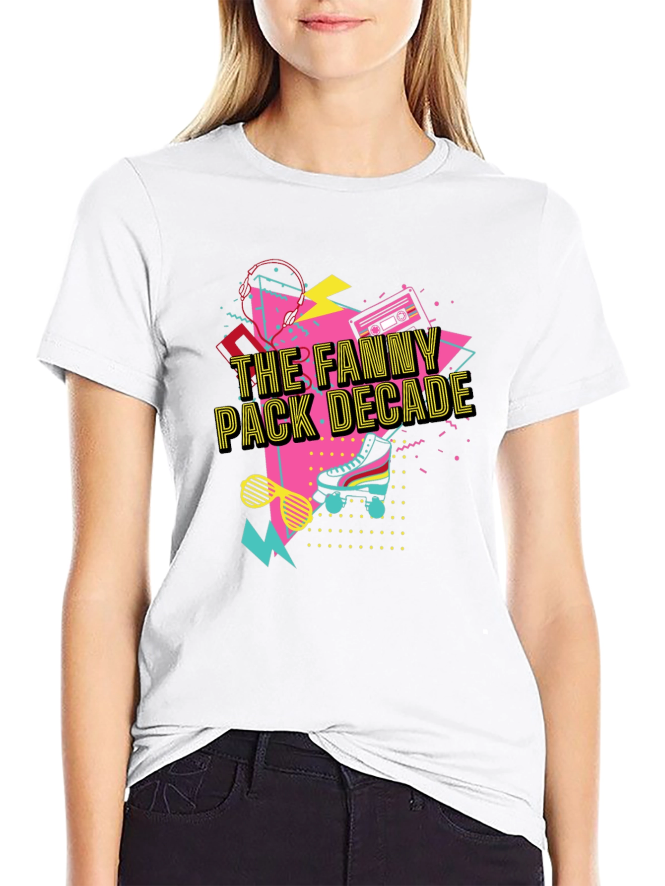 The Fanny Pack Decade Black T-Shirt