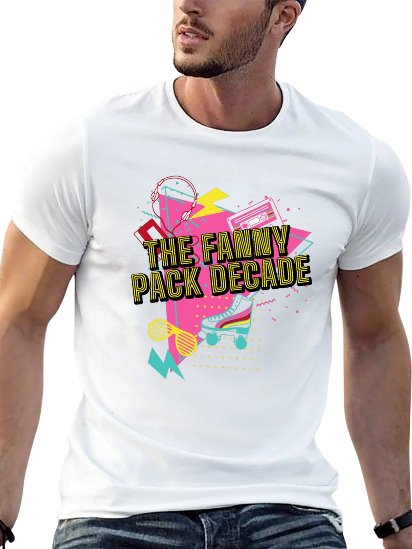 The Fanny Pack Decade Black T-Shirt