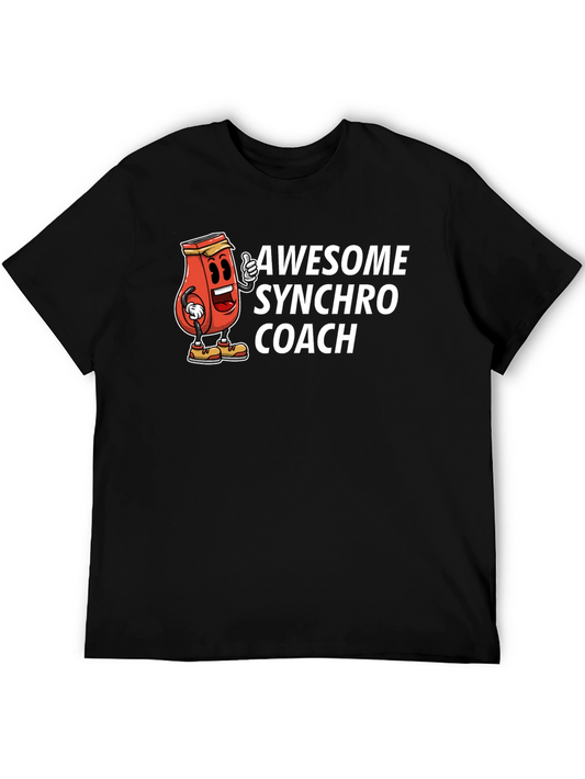 Awesome Synchro Coach Graphic Tee - Black