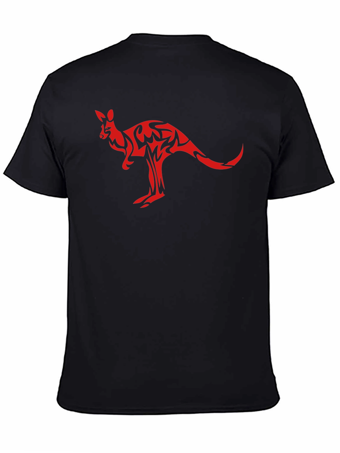 Black Kangaroo Graphic T-Shirt
