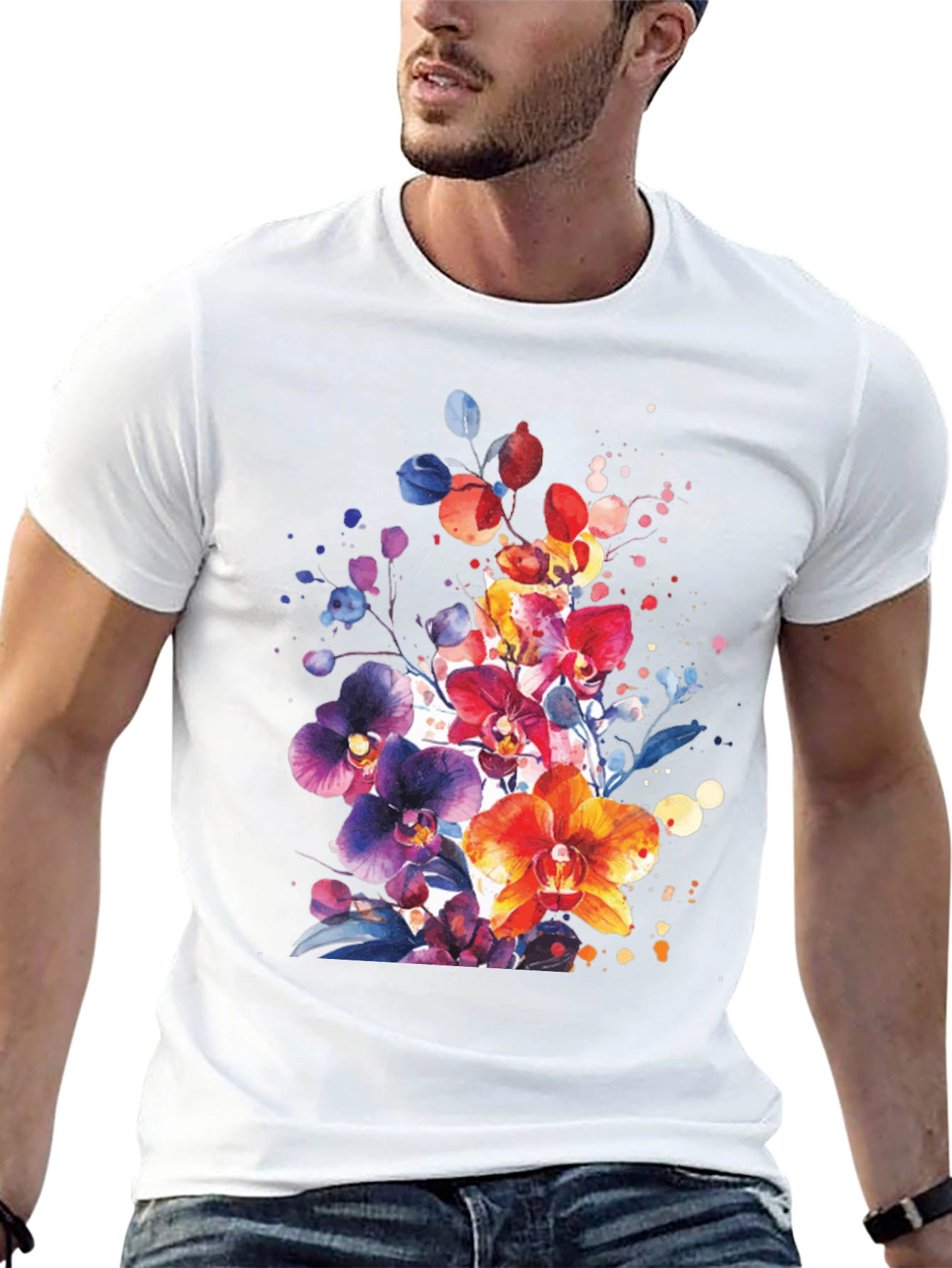 Watercolor Orchid T-Shirt