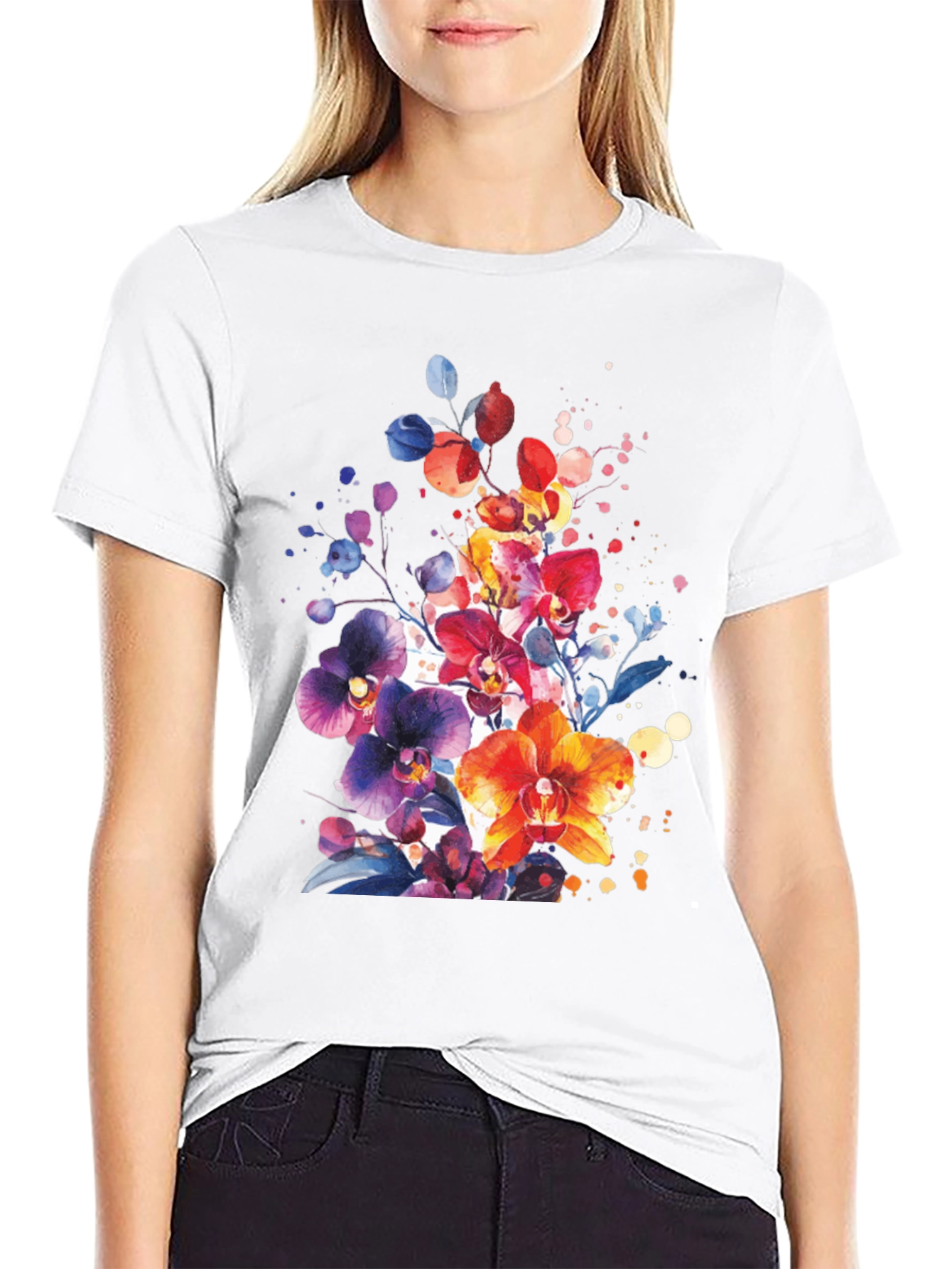 Watercolor Orchid T-Shirt