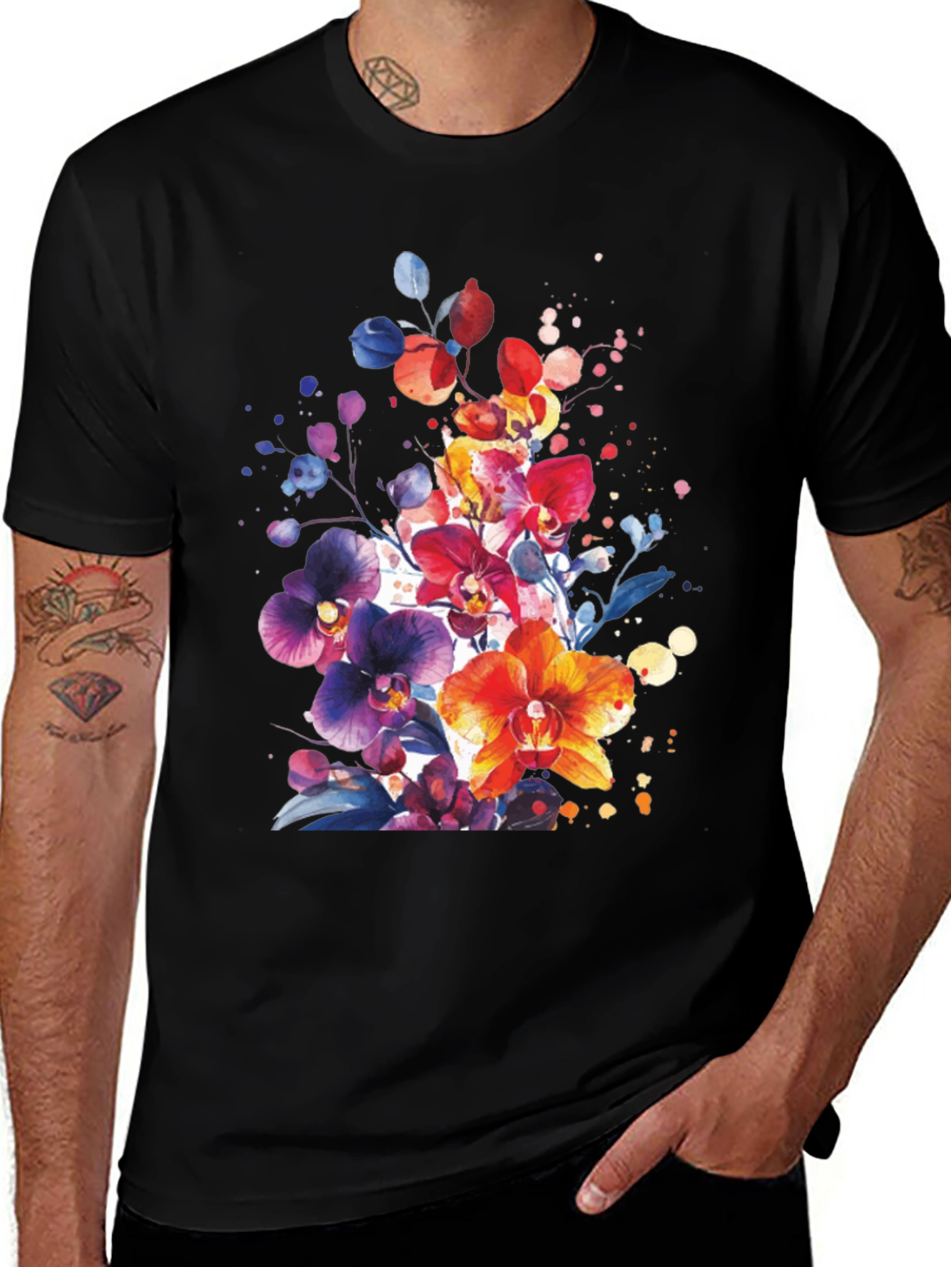 Watercolor Orchid T-Shirt