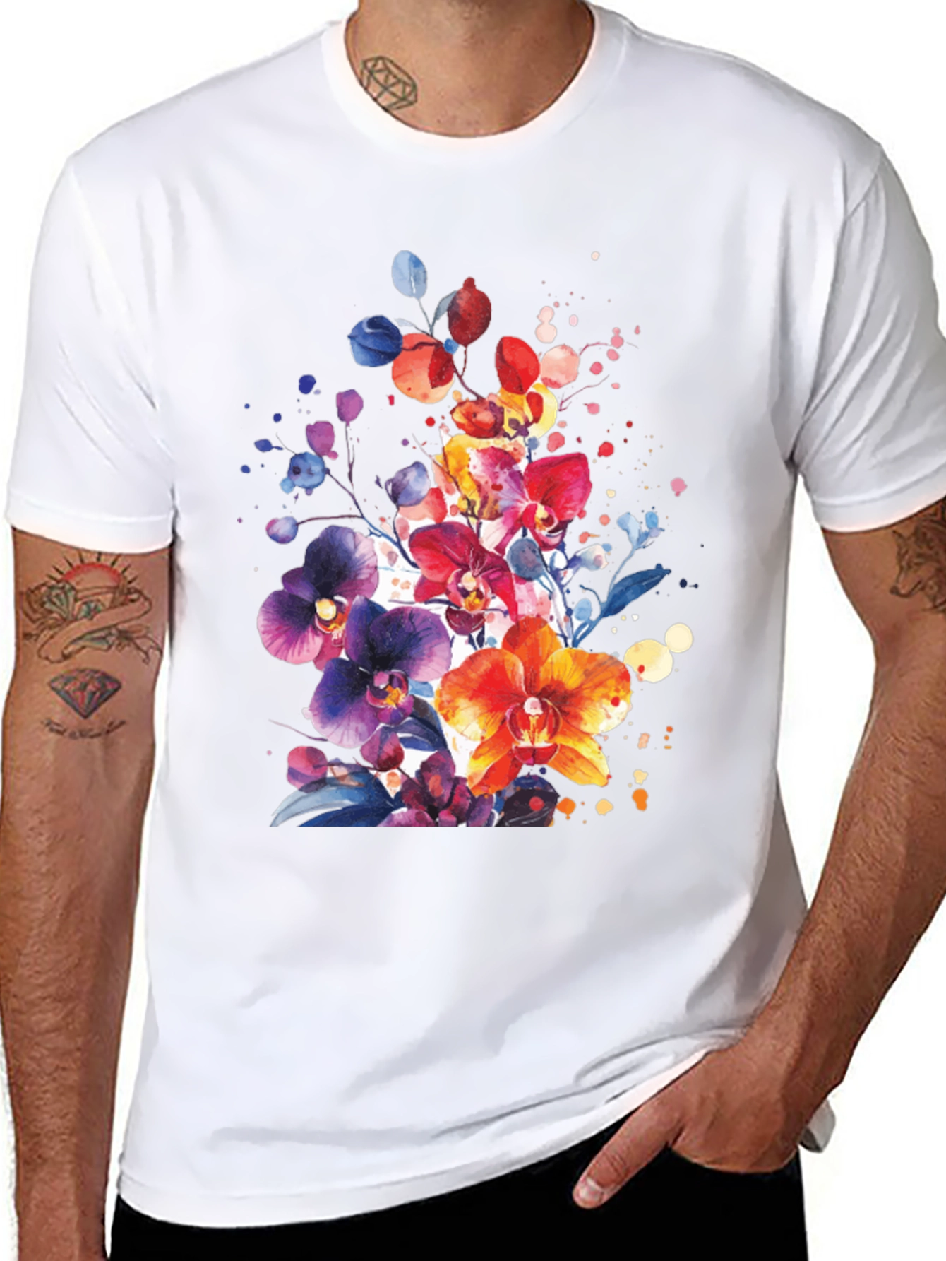 Watercolor Orchid T-Shirt