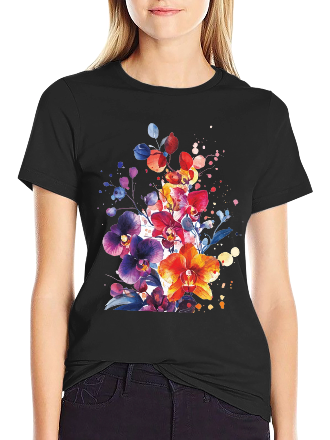 Watercolor Orchid T-Shirt