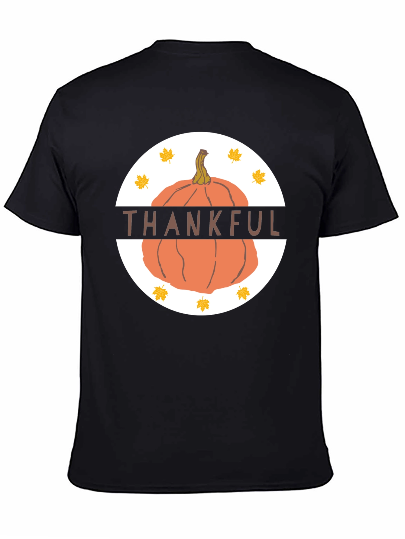 Thankful Pumpkin T-Shirt - Fall Thanksgiving Tee