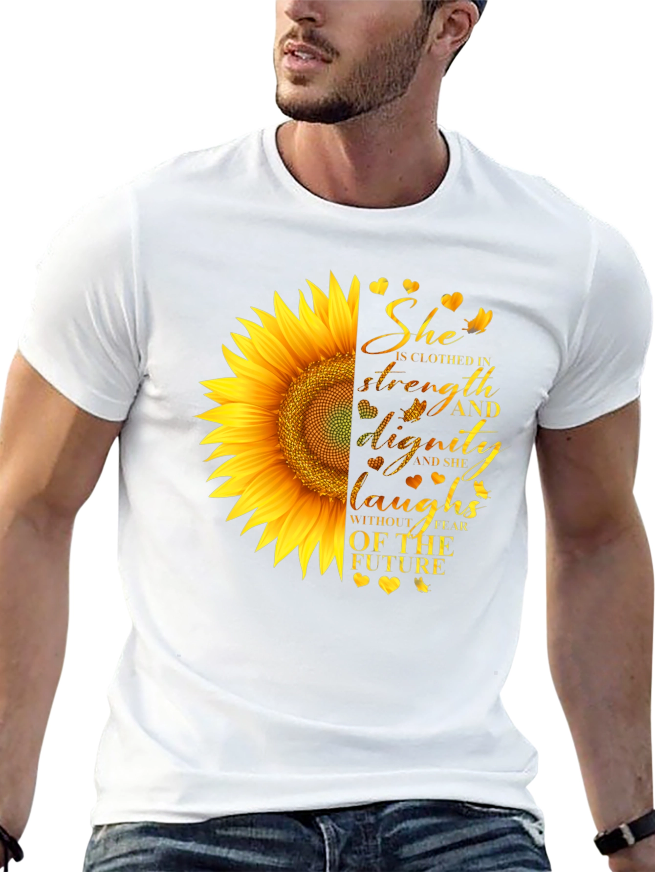 Sunflower Strength & Dignity Graphic Tee