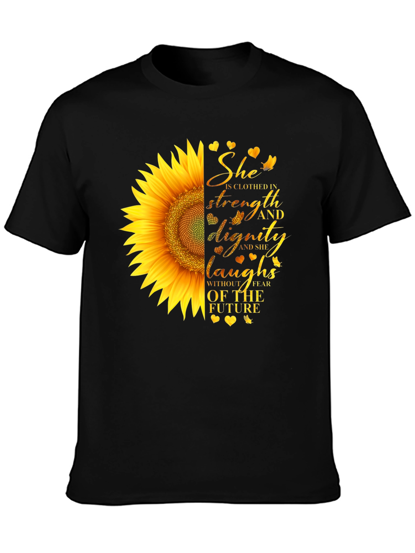 Sunflower Strength & Dignity Graphic Tee