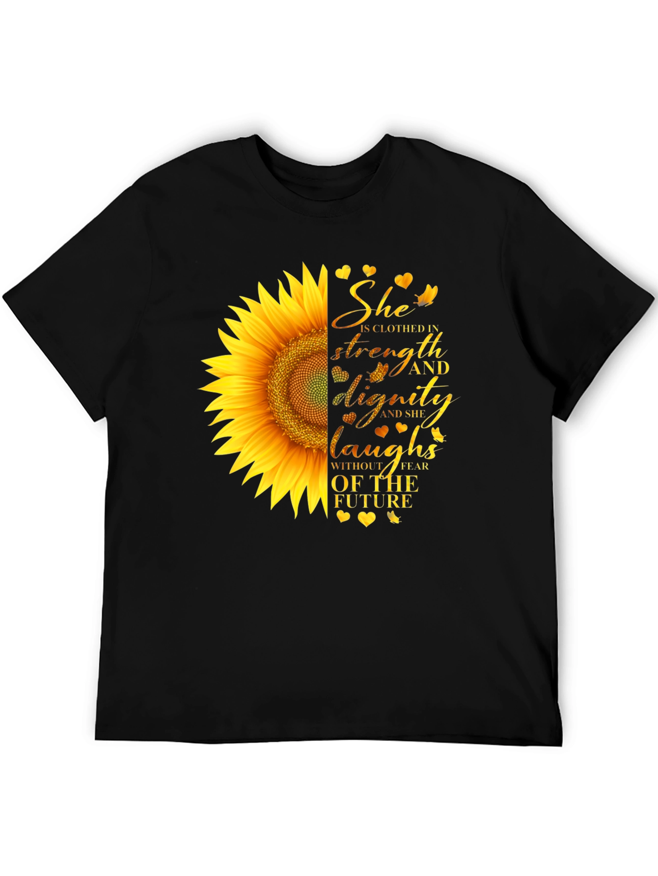 Sunflower Strength & Dignity Graphic Tee