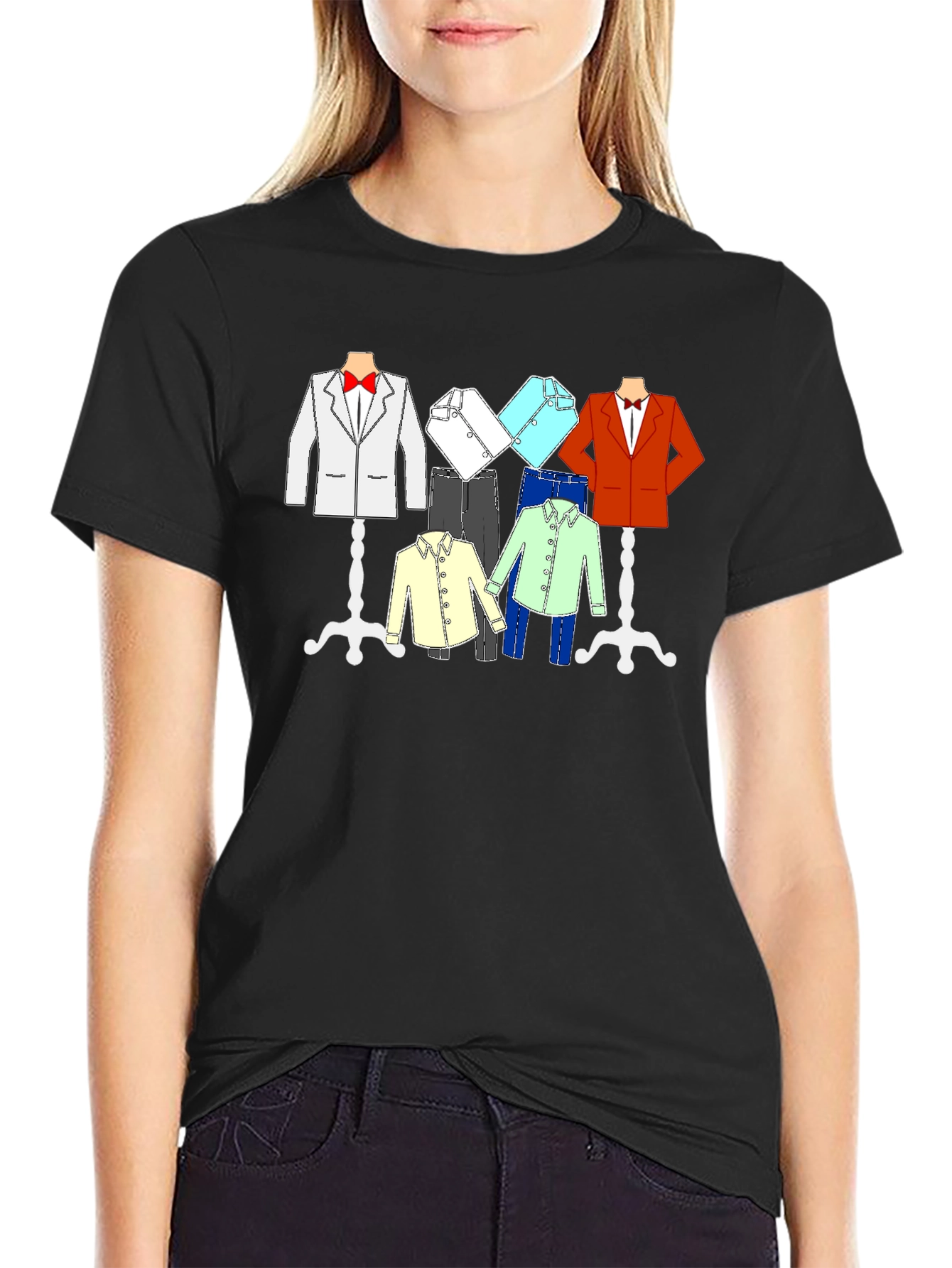 Stylish Clothing Rack Graphic T-Shirt