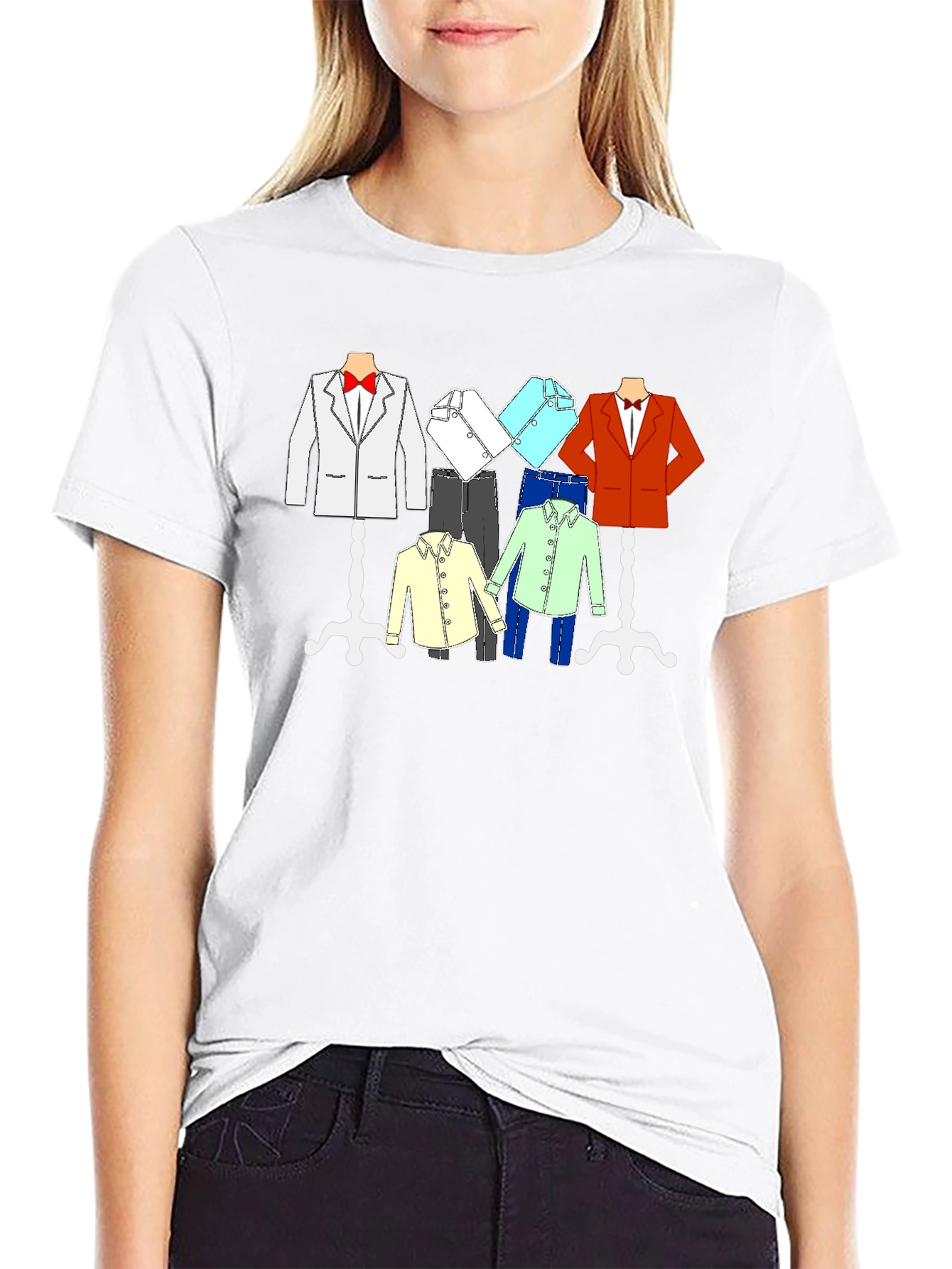 Stylish Clothing Rack Graphic T-Shirt