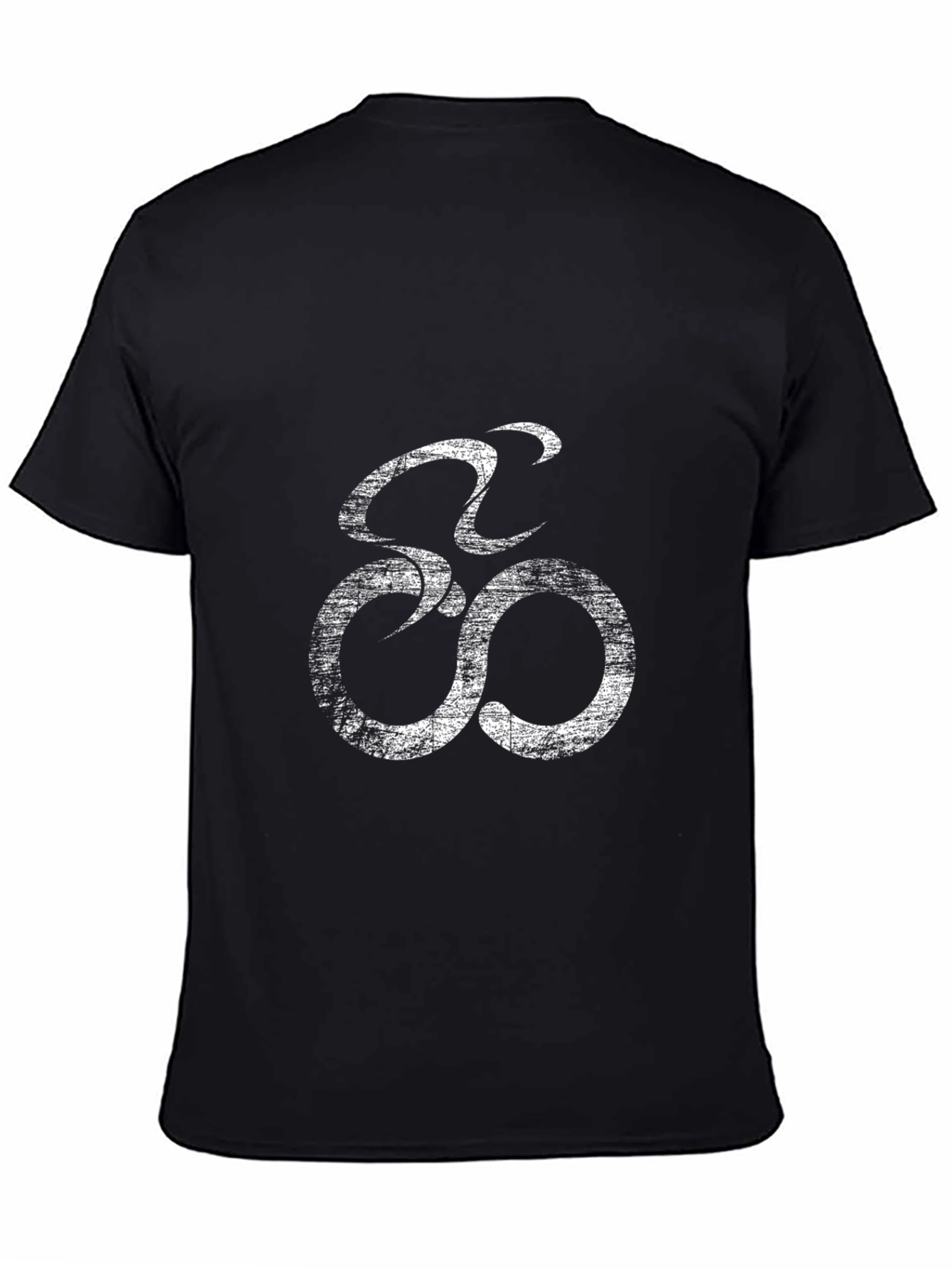 Stylish Black Bicycle Graphic Tee