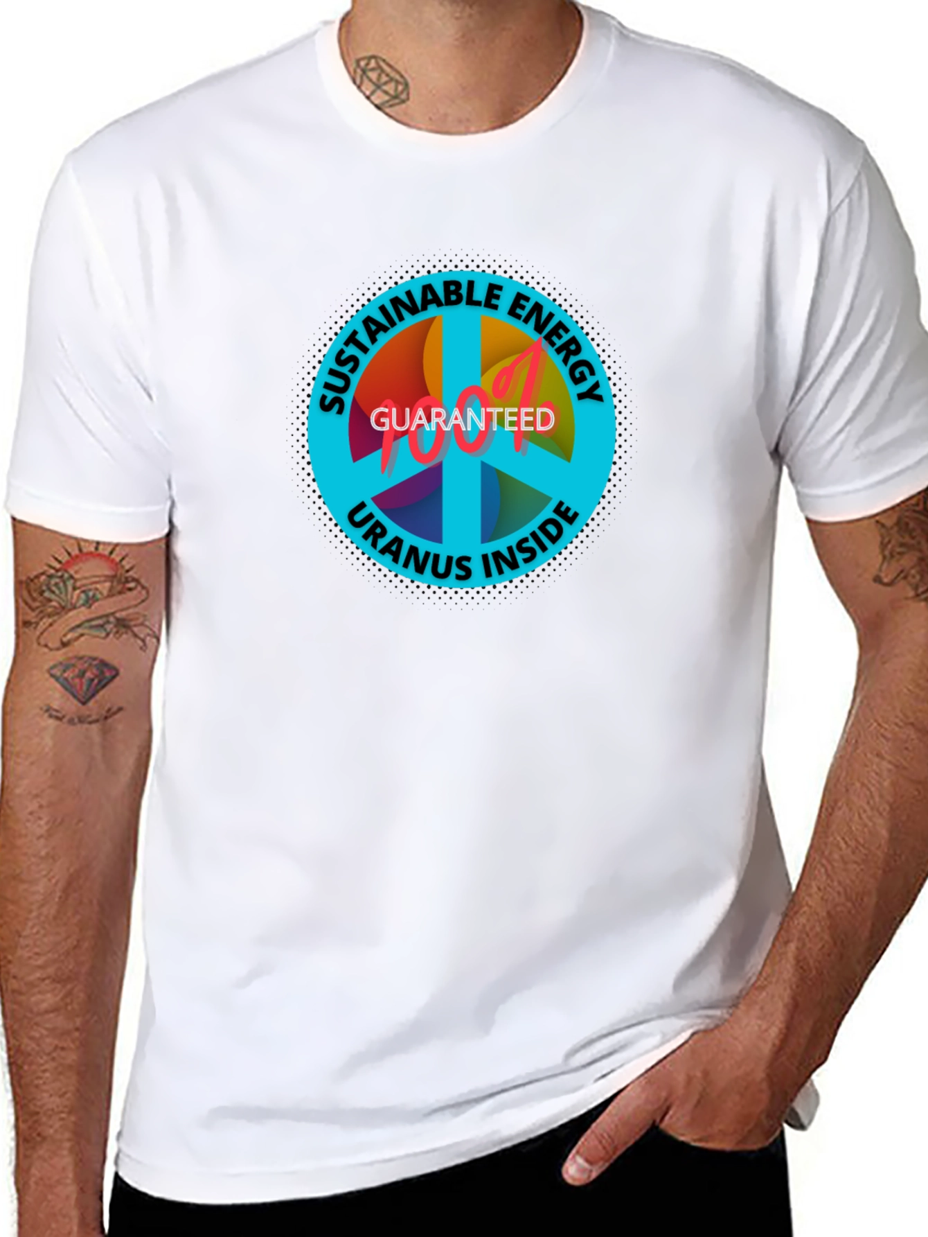 Sustainable Energy T-Shirt: Uranus Inside Guaranteed