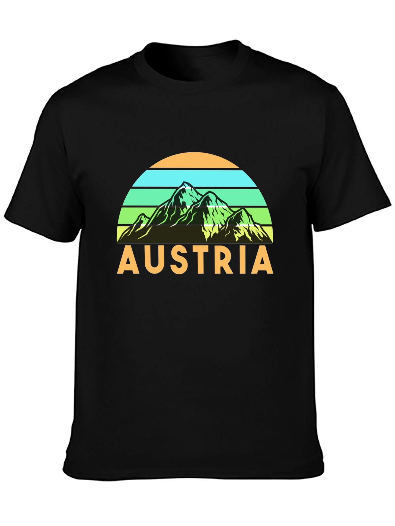 Austria Mountain Graphic T-Shirt