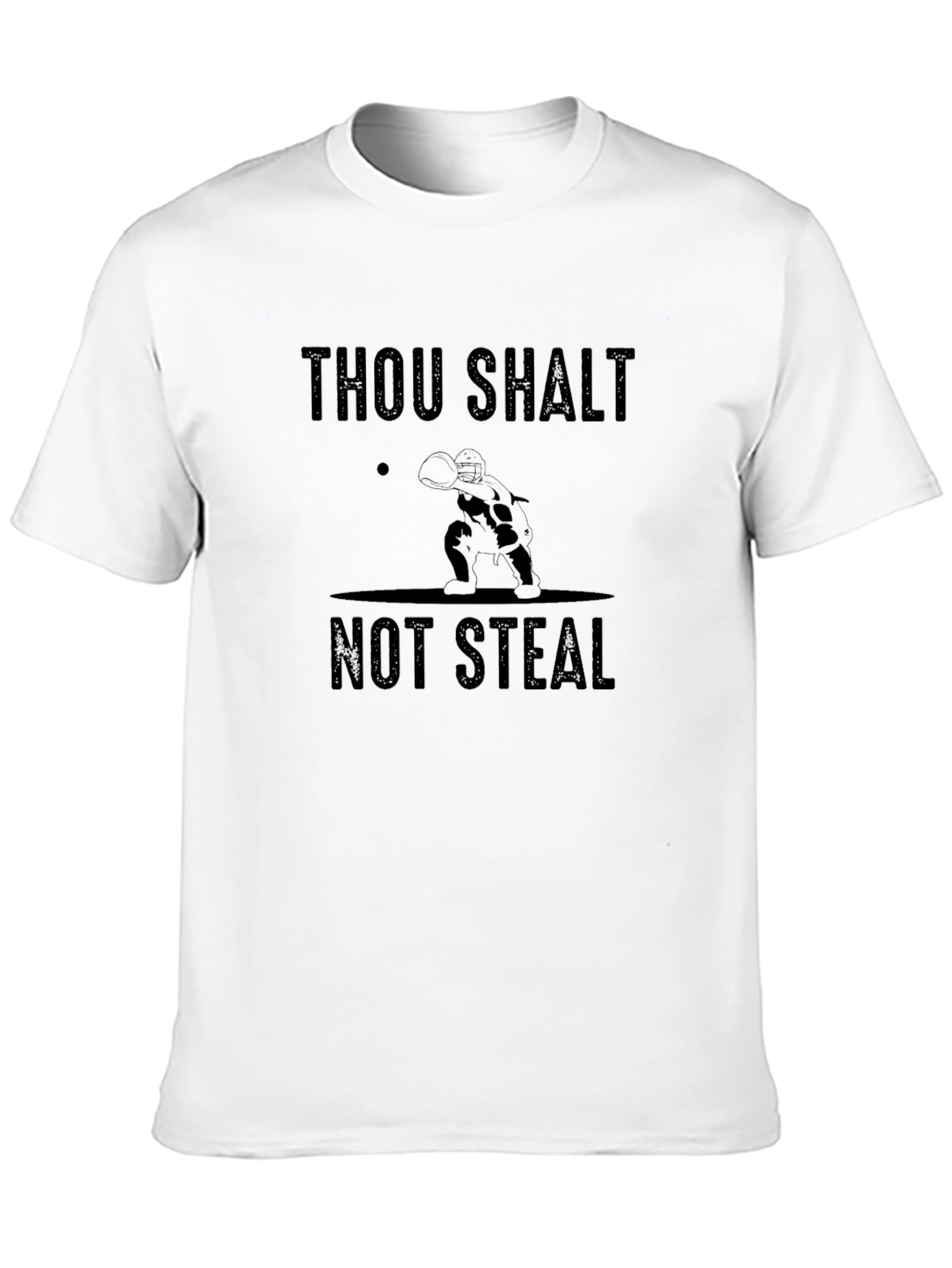 Thou Shalt Not Steal Black T-Shirt
