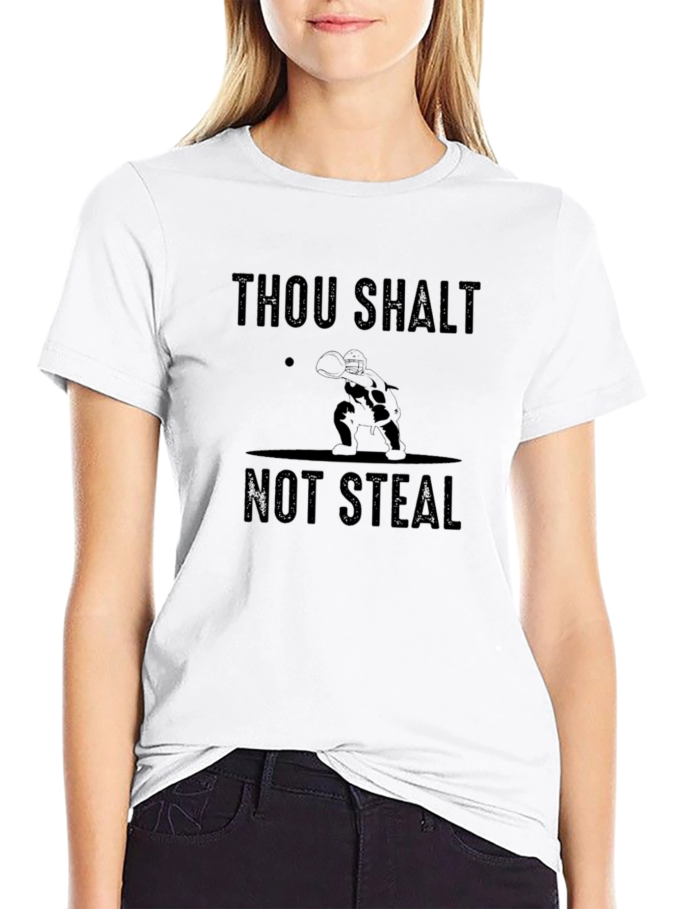 Thou Shalt Not Steal Black T-Shirt