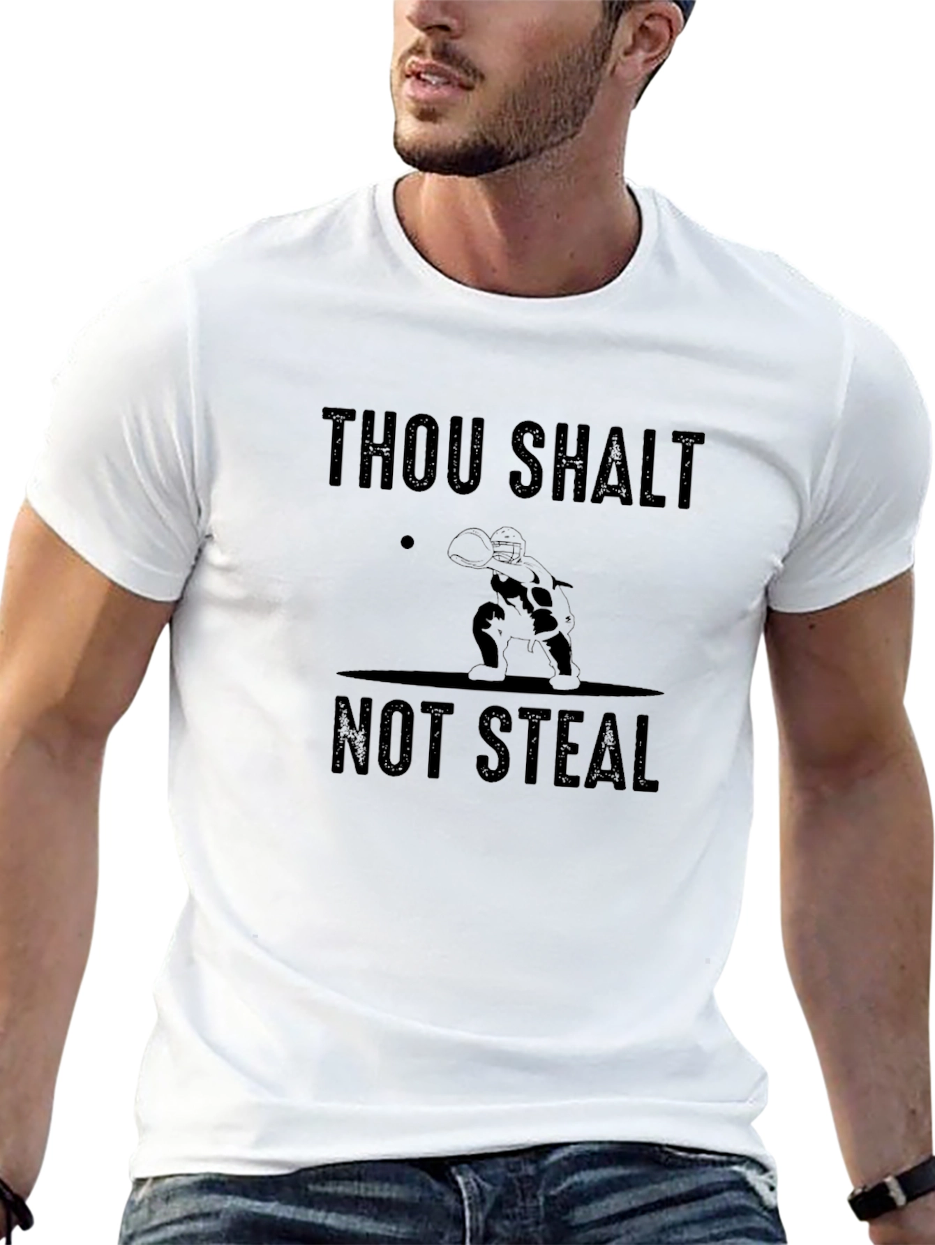 Thou Shalt Not Steal Black T-Shirt