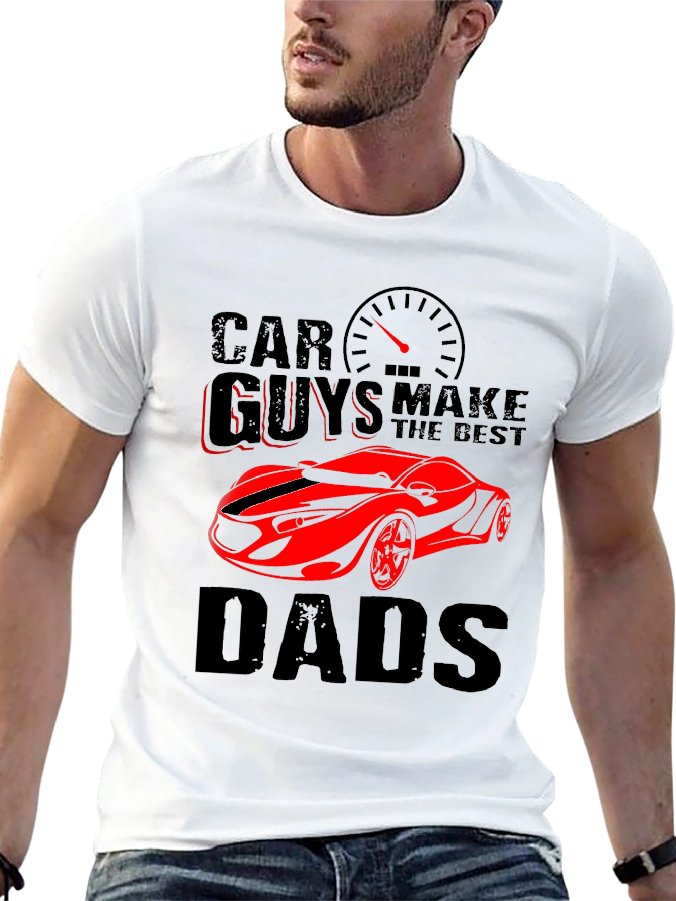 Car Guys Make the Best Dads Graphic T-Shirt