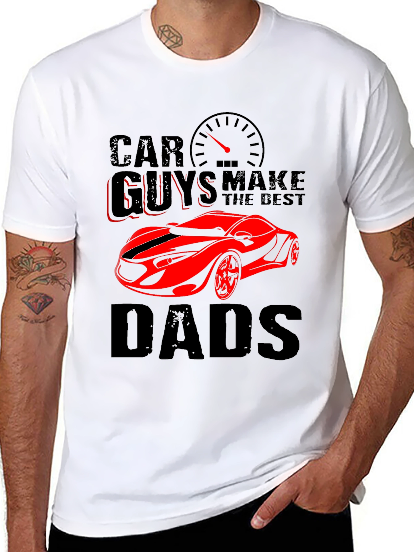 Car Guys Make the Best Dads Graphic T-Shirt