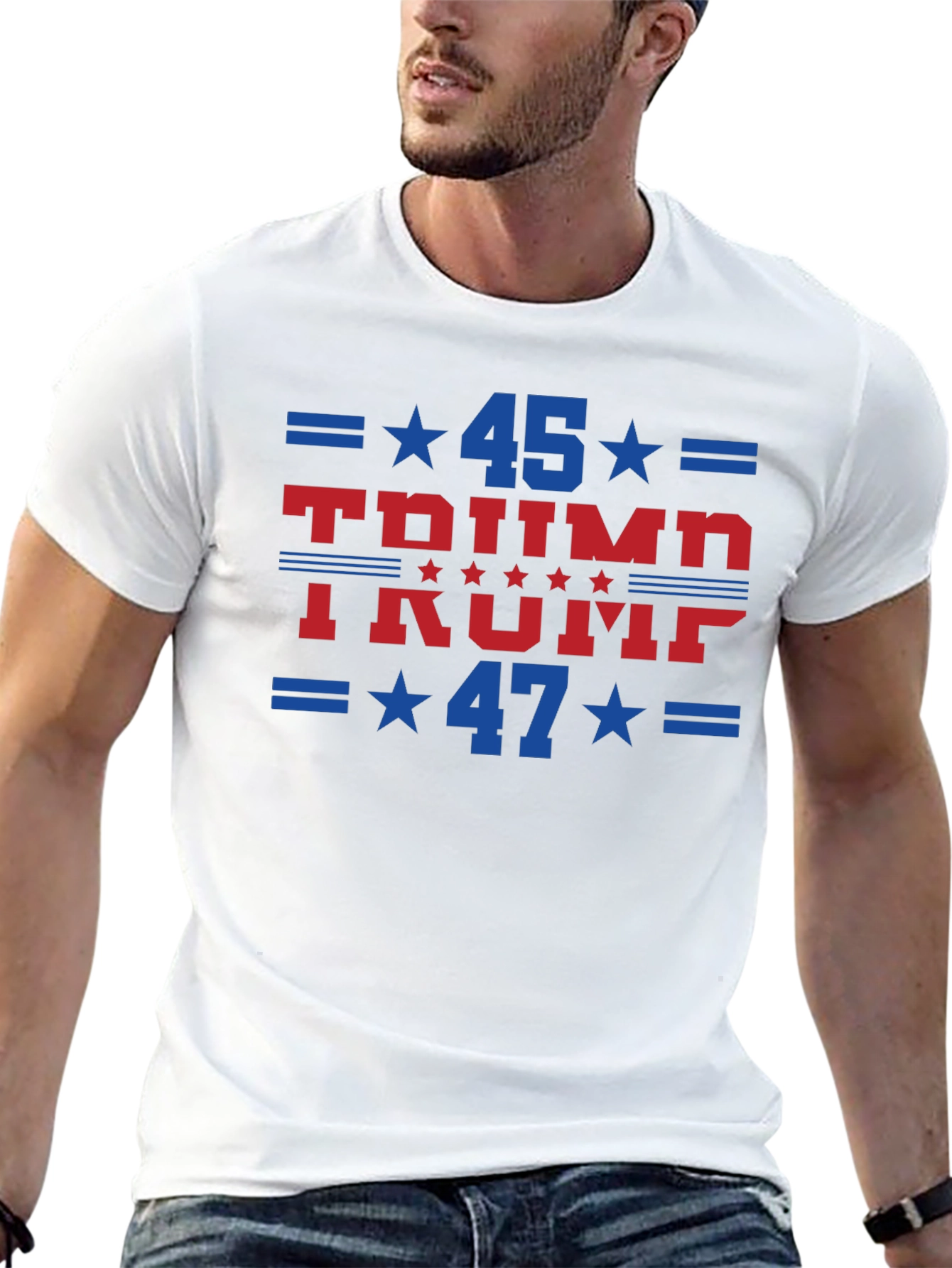 Trump 45 & 47 Graphic T-Shirt