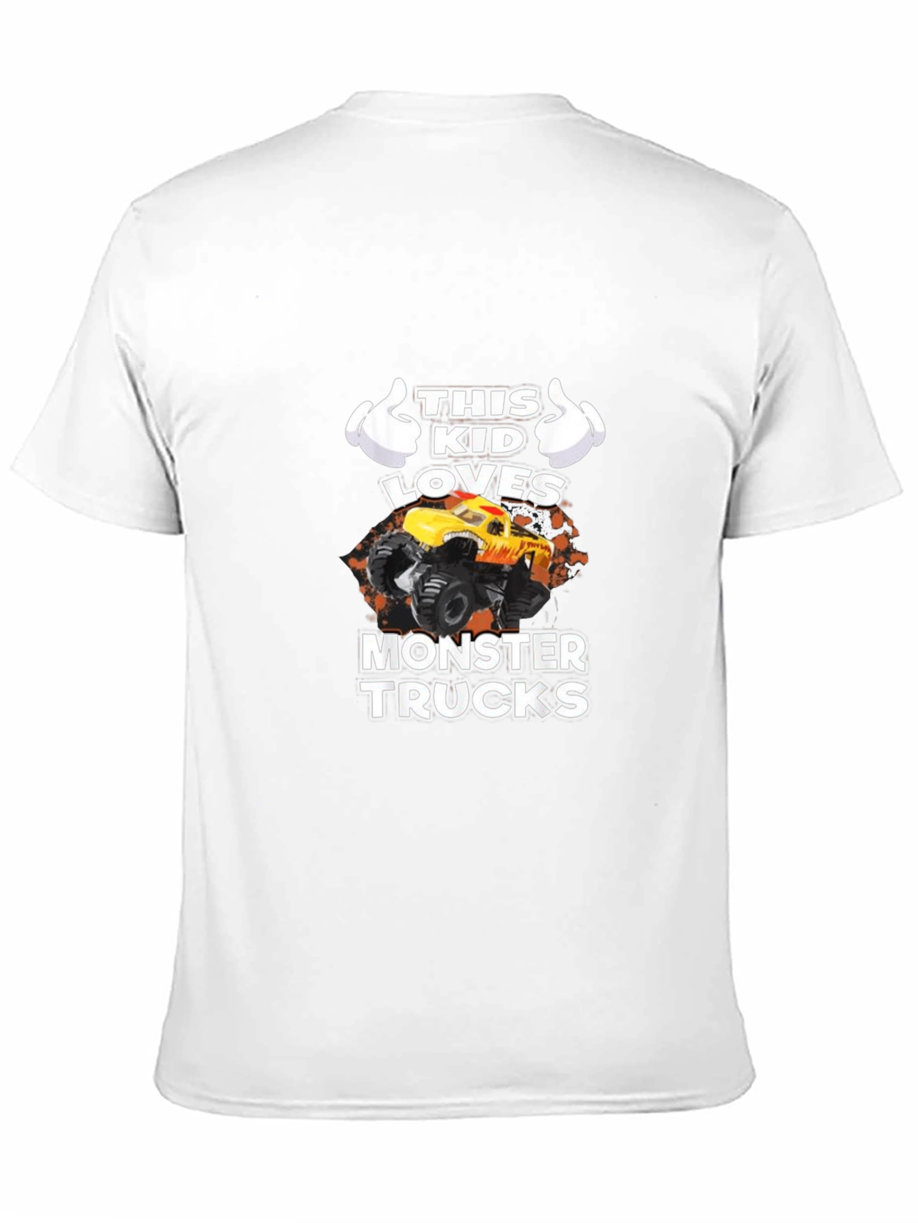 This Kid Loves Monster Trucks Graphic T-Shirt