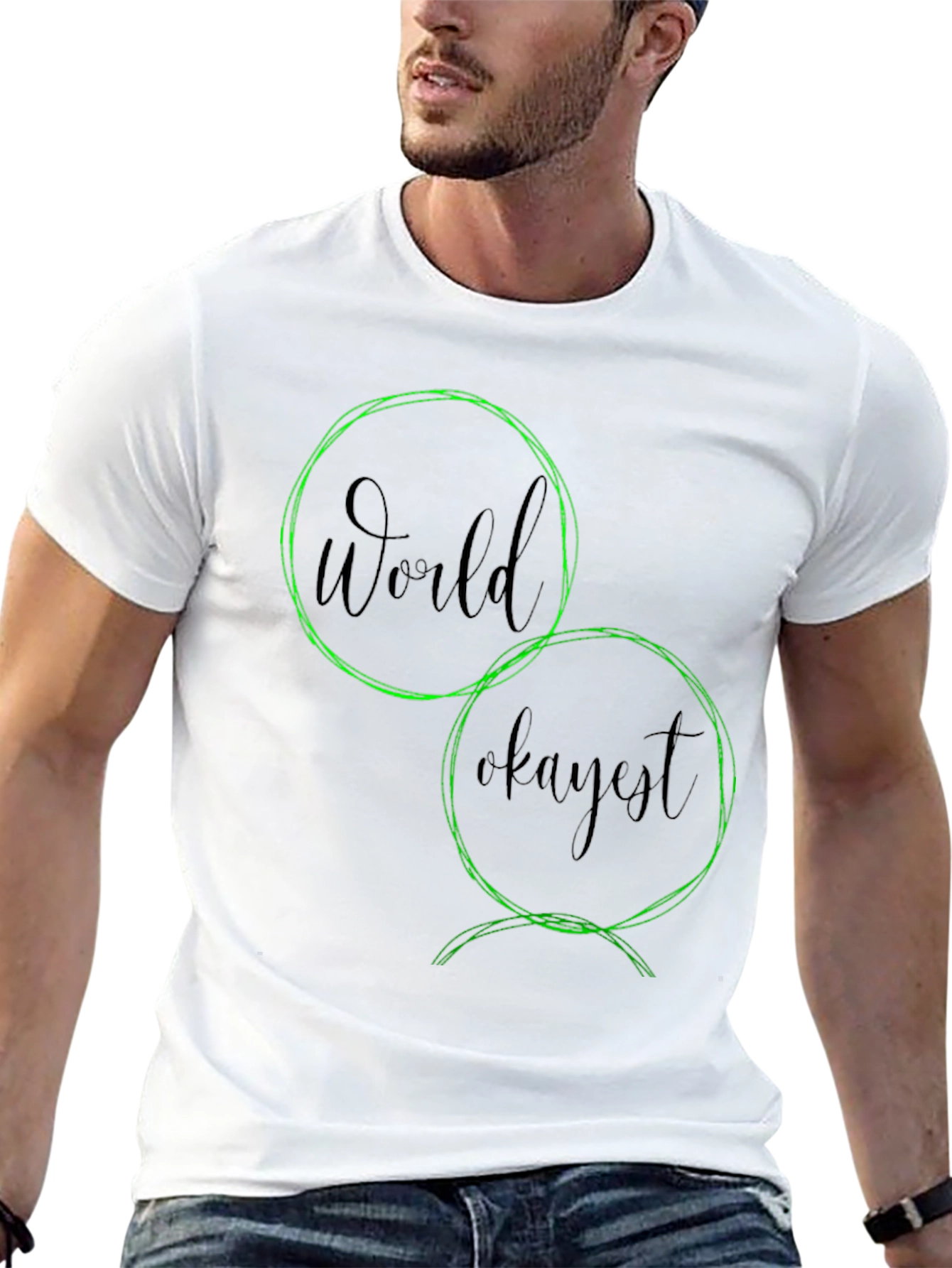 World Okayest Graphic T-Shirt - Casual Wear