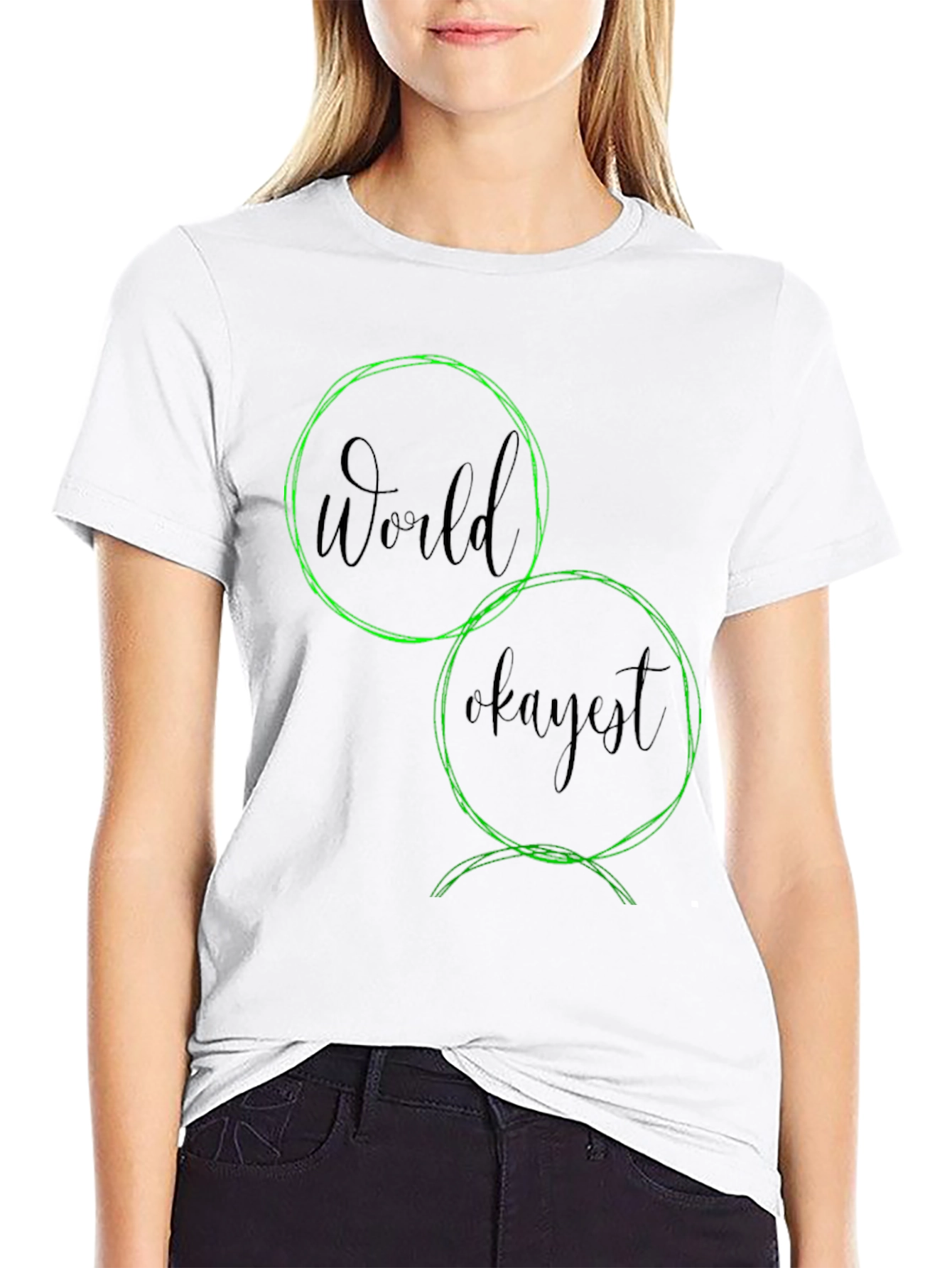 World Okayest Graphic T-Shirt - Casual Wear
