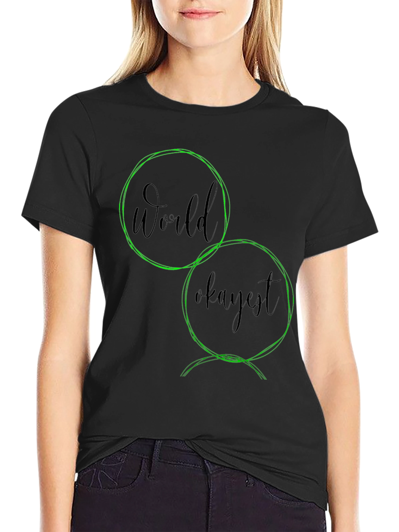 World Okayest Graphic T-Shirt - Casual Wear