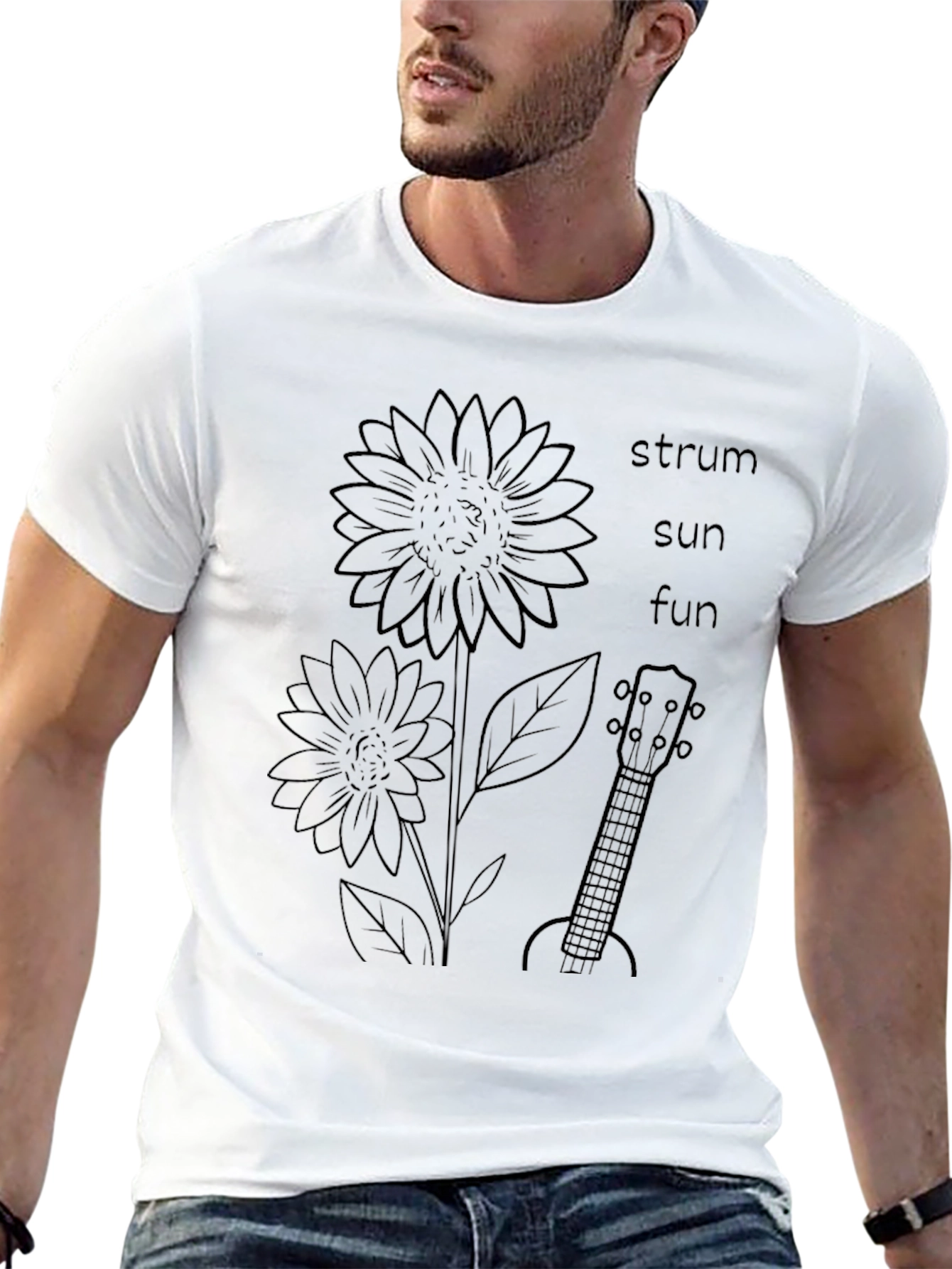Strum Sun Fun Sunflower Graphic Tee