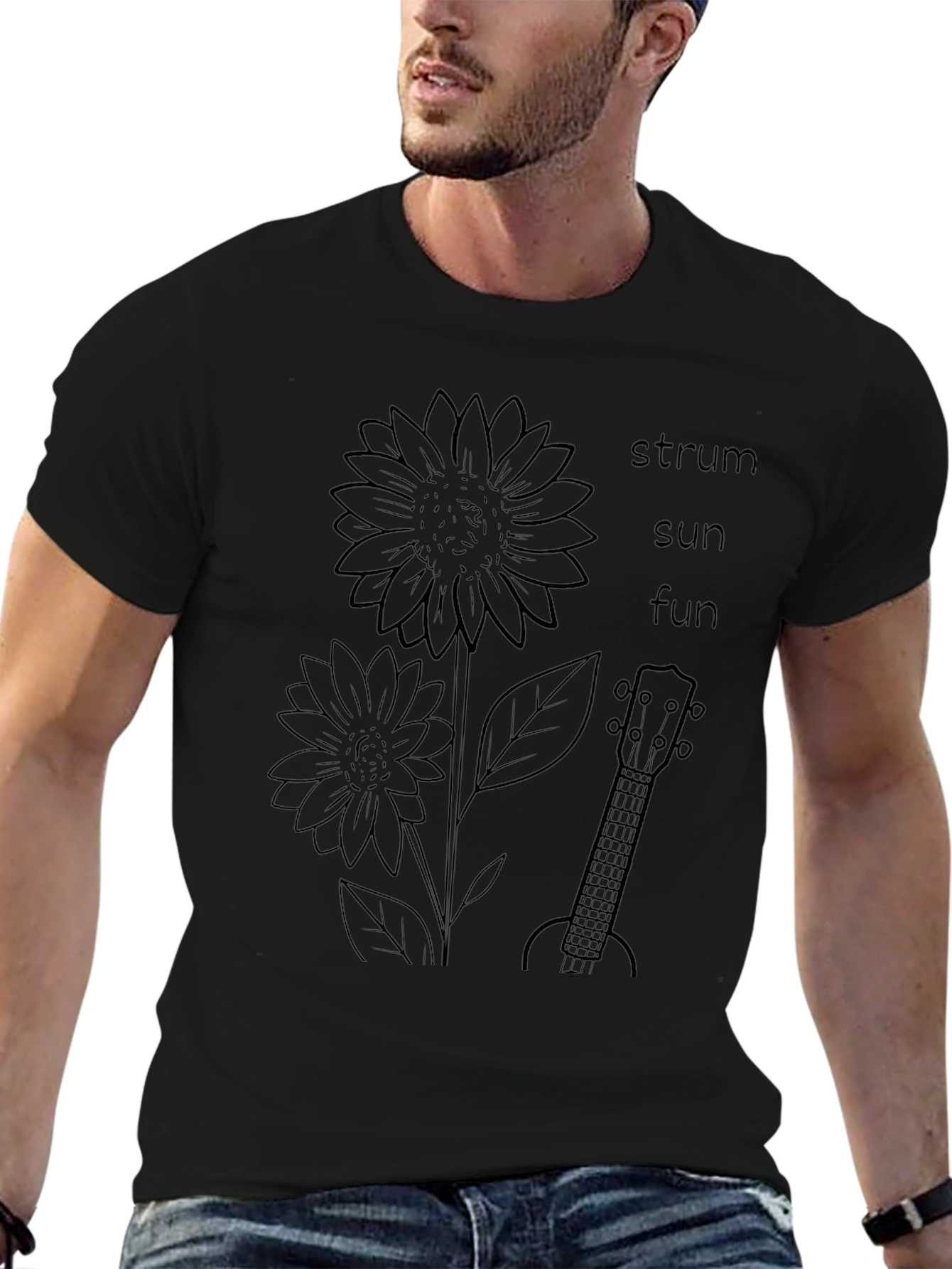 Strum Sun Fun Sunflower Graphic Tee