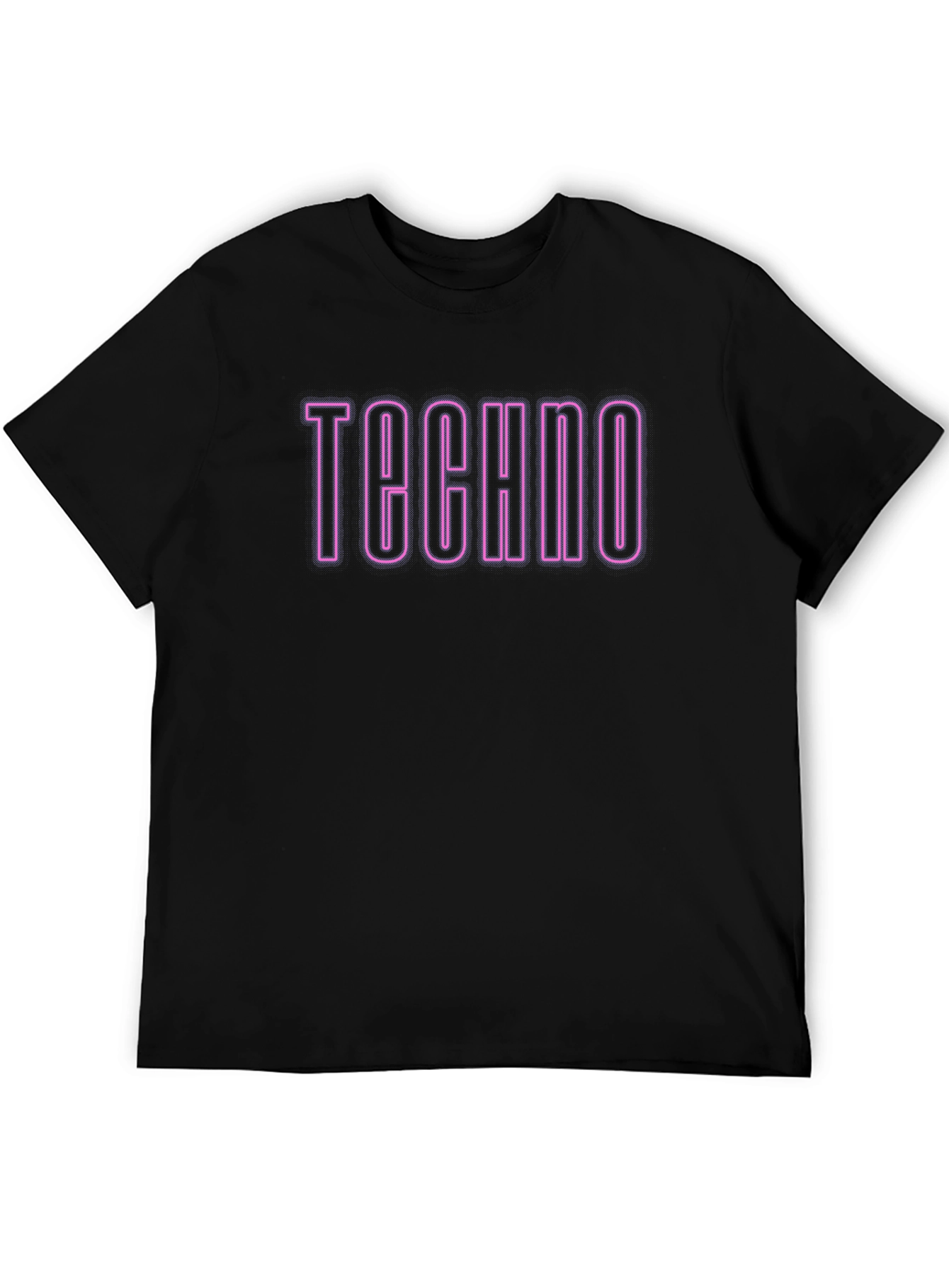 Techno T-Shirt - Neon Style Graphic Tee