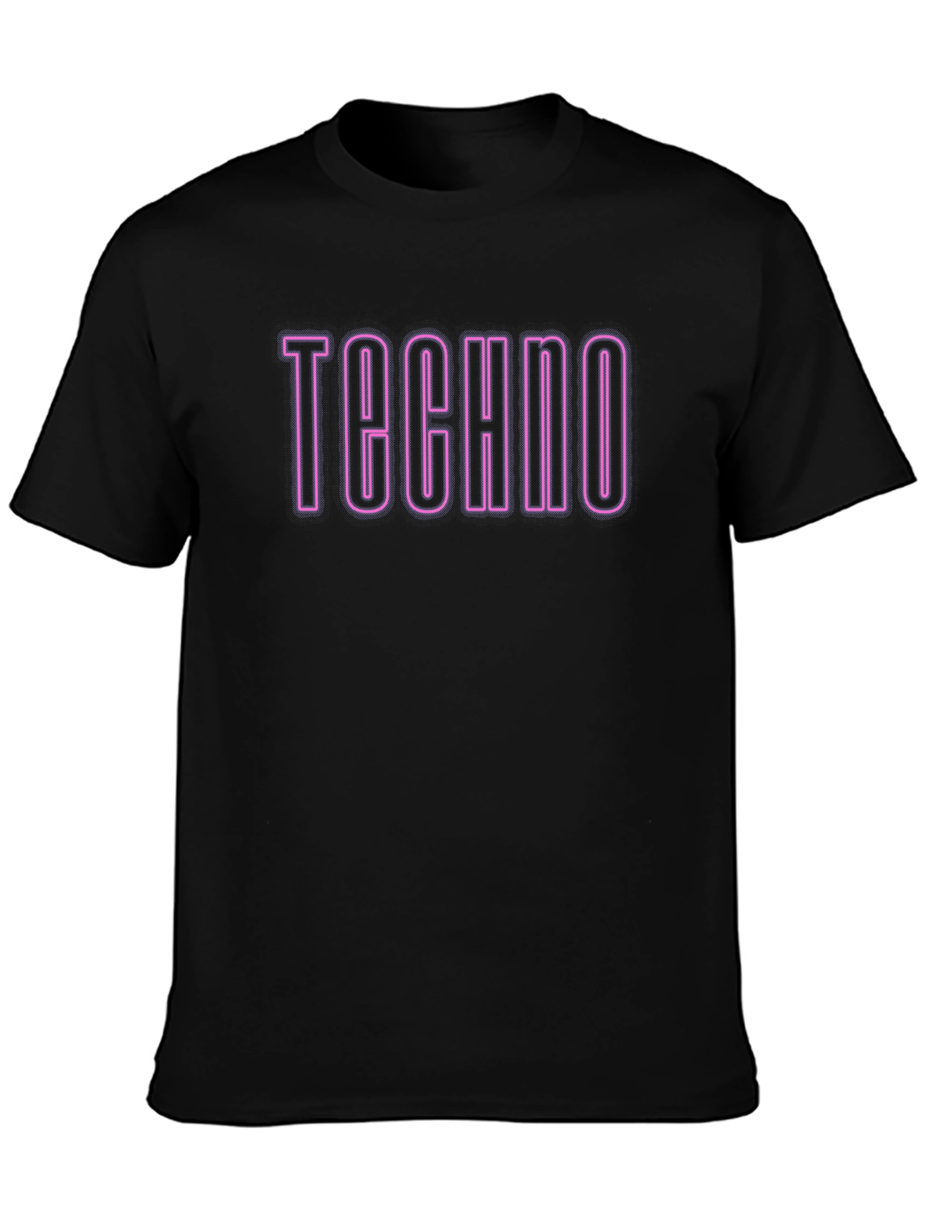 Techno T-Shirt - Neon Style Graphic Tee