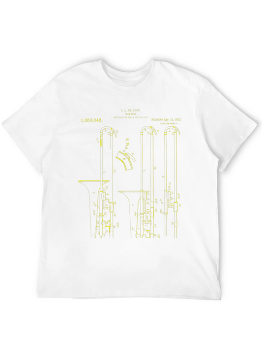 Vintage Trombone Patent T-Shirt
