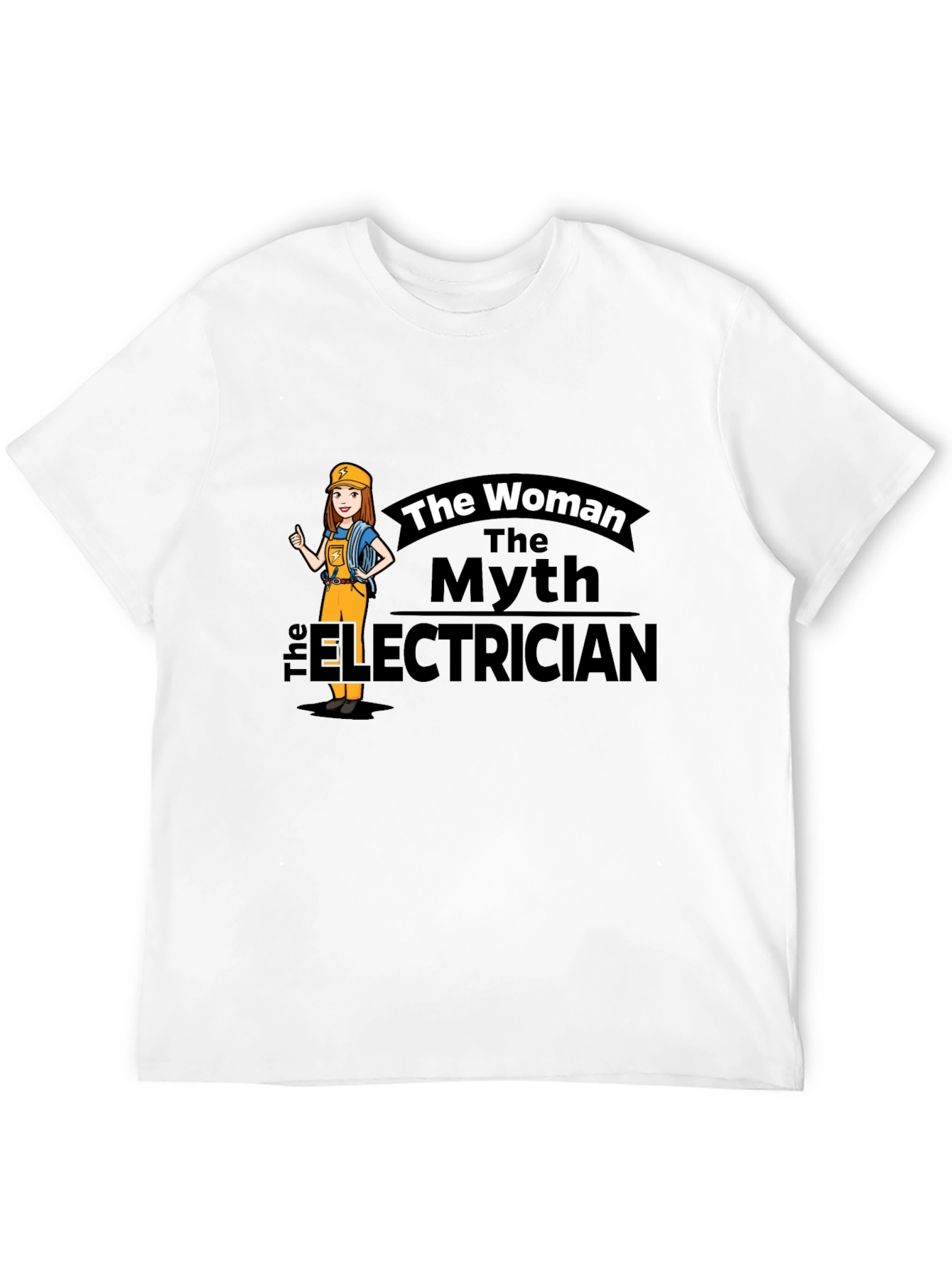 The Woman The Myth The Electrician T-Shirt