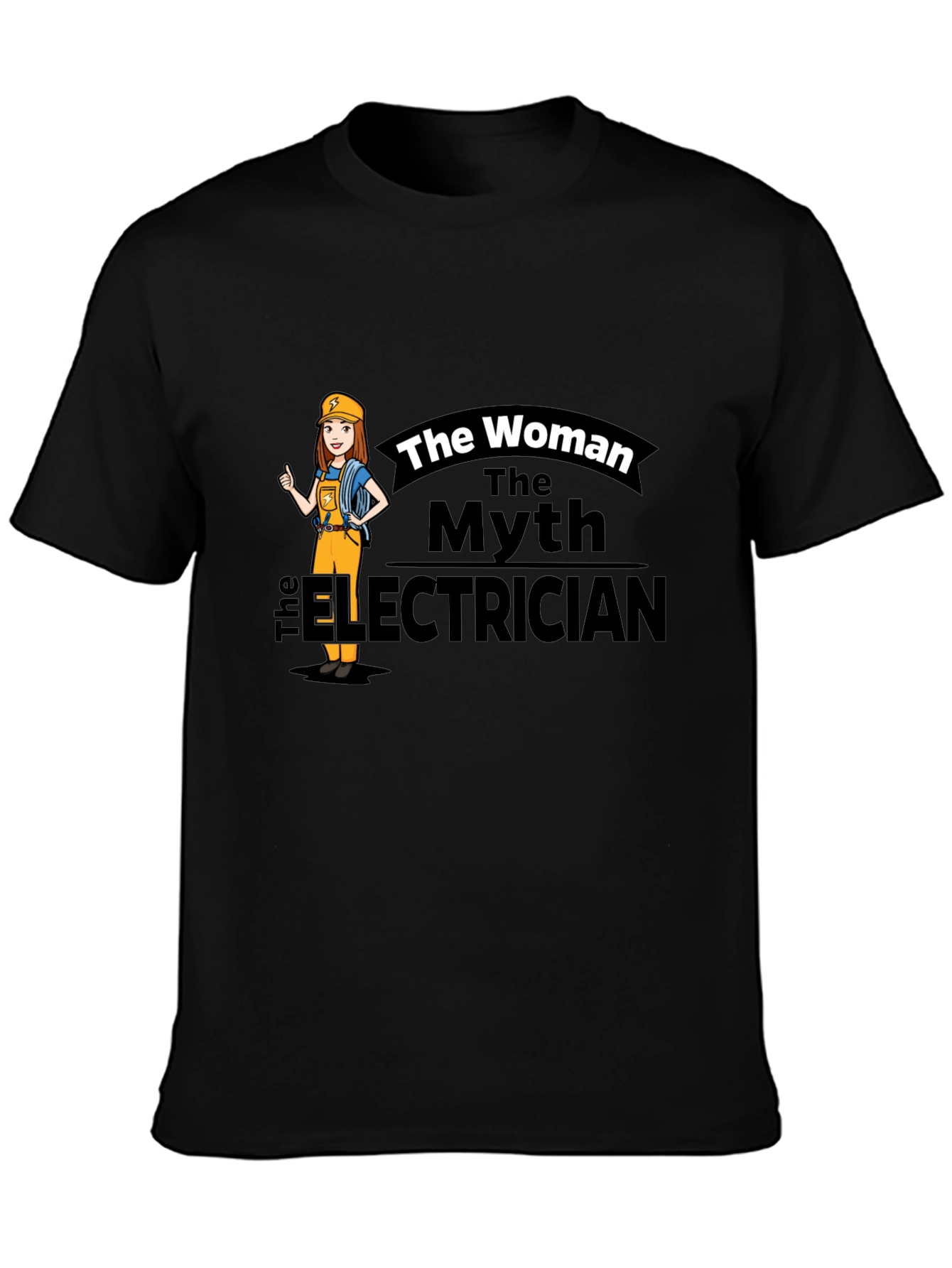The Woman The Myth The Electrician T-Shirt