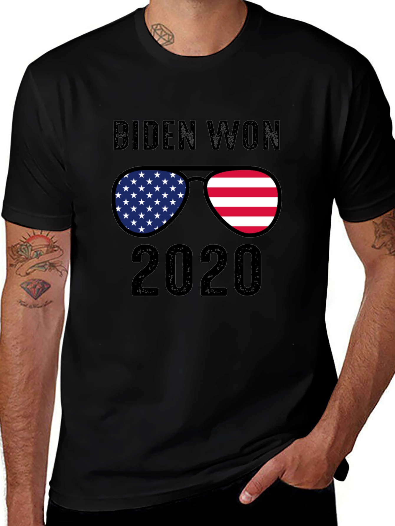 Biden Won 2020 Sunglasses T-Shirt