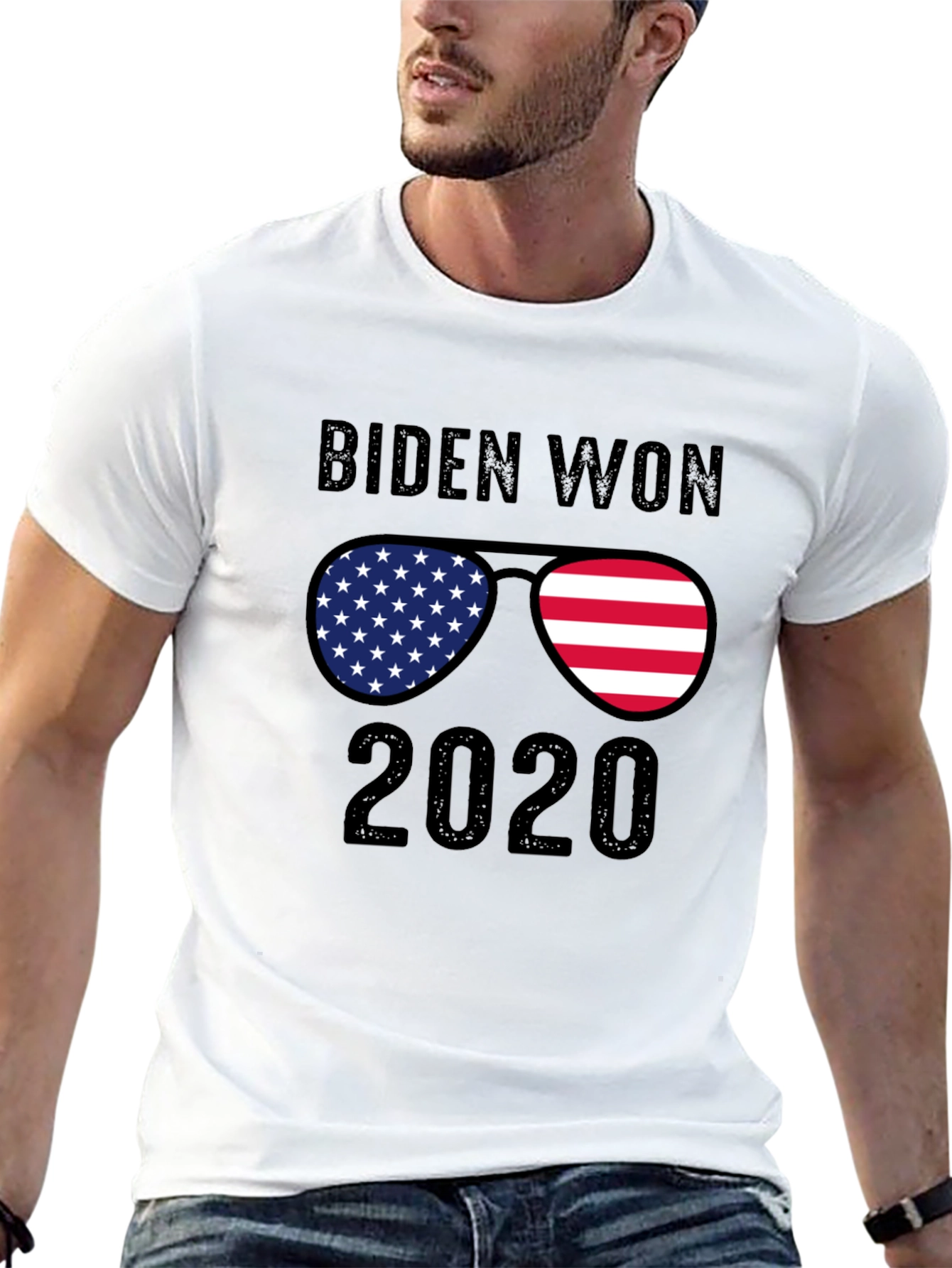 Biden Won 2020 Sunglasses T-Shirt