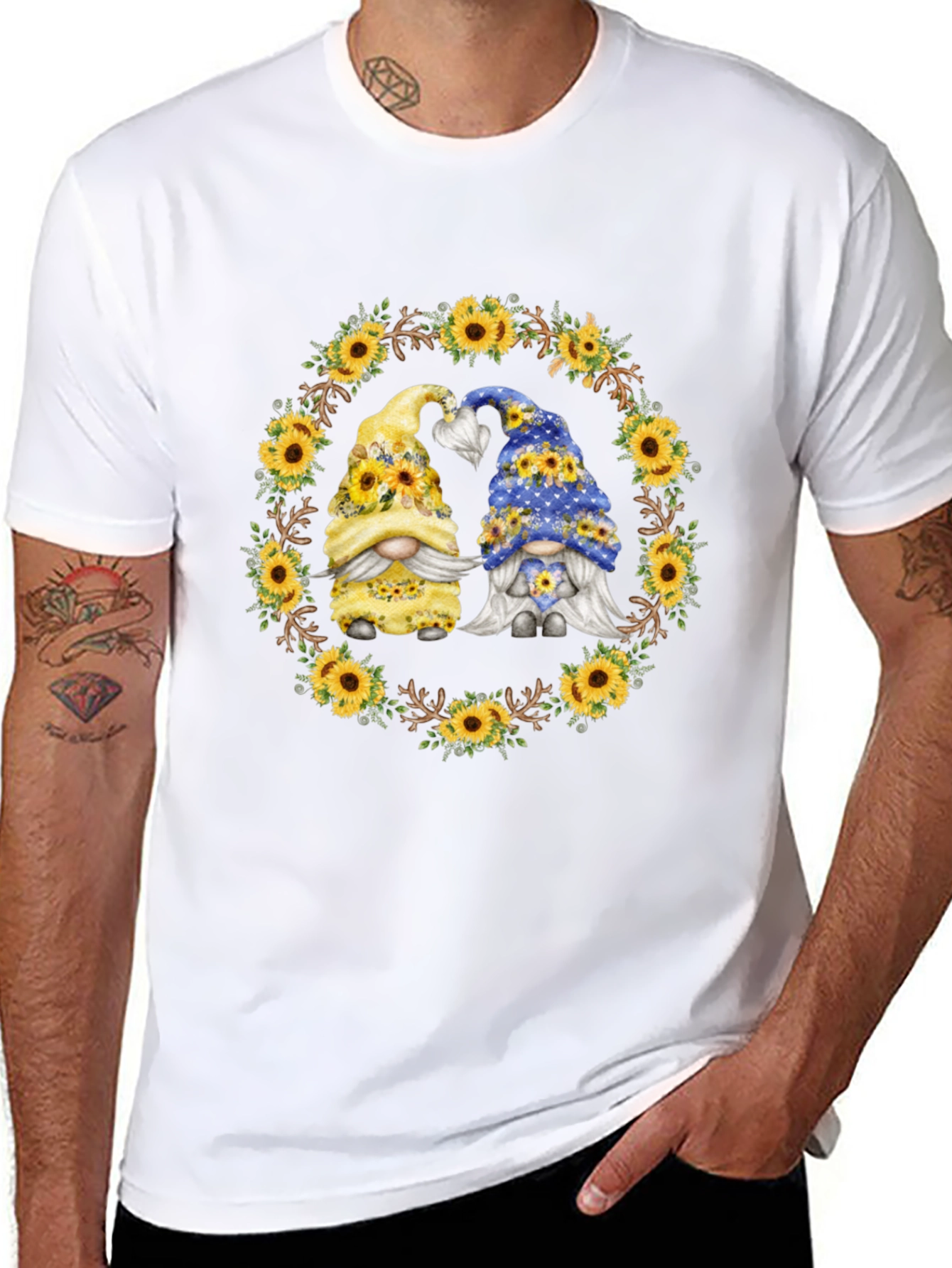 Sunflower Ukraine Gnomes T-Shirt