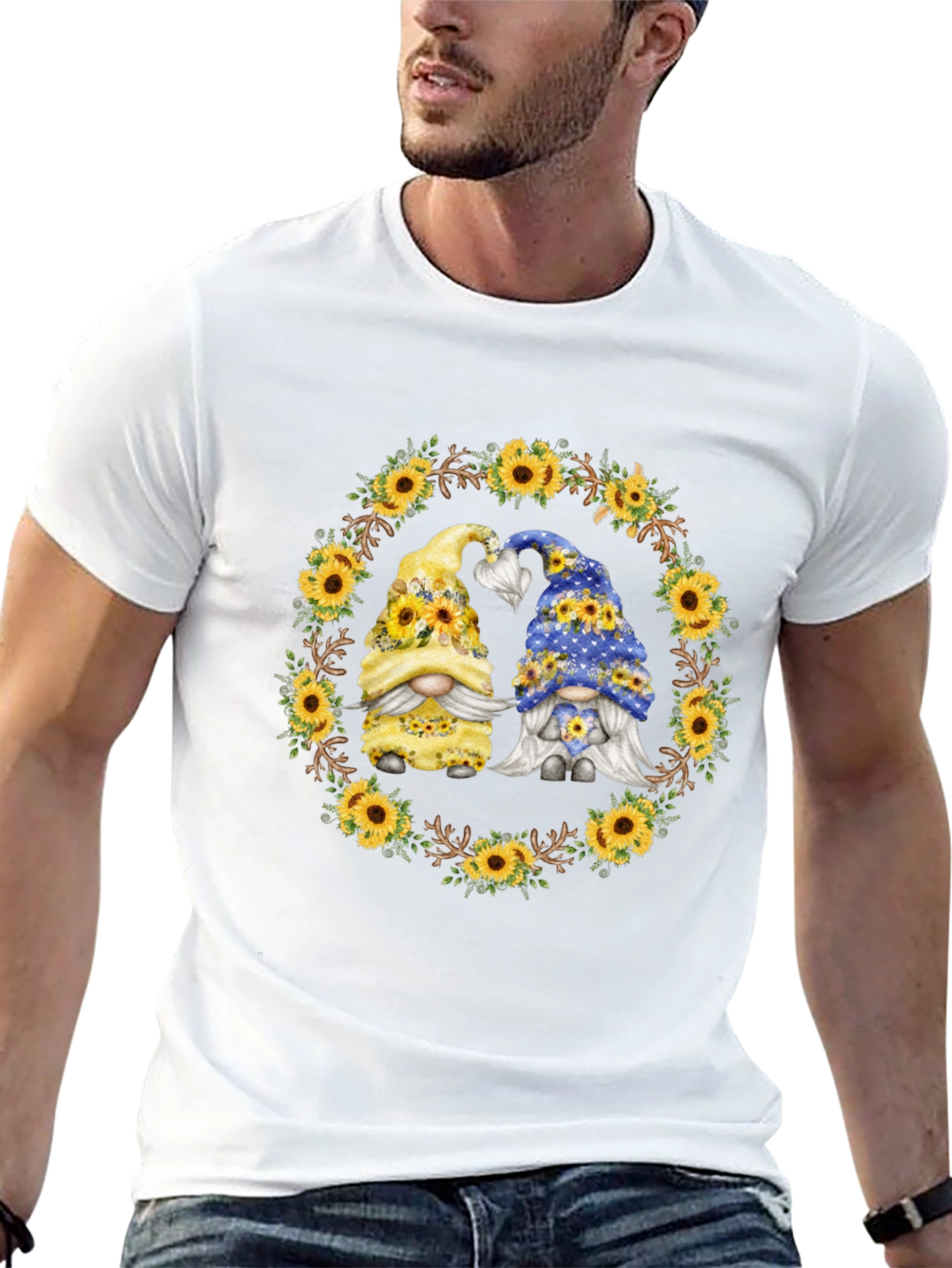 Sunflower Ukraine Gnomes T-Shirt