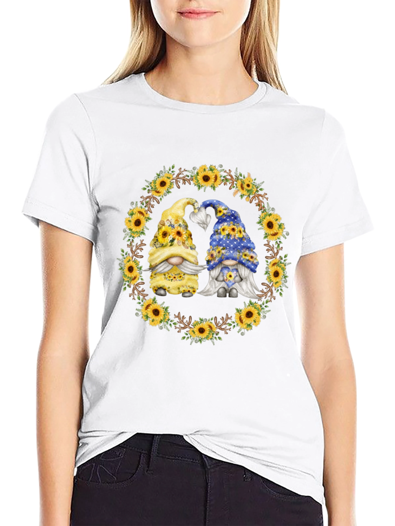 Sunflower Ukraine Gnomes T-Shirt