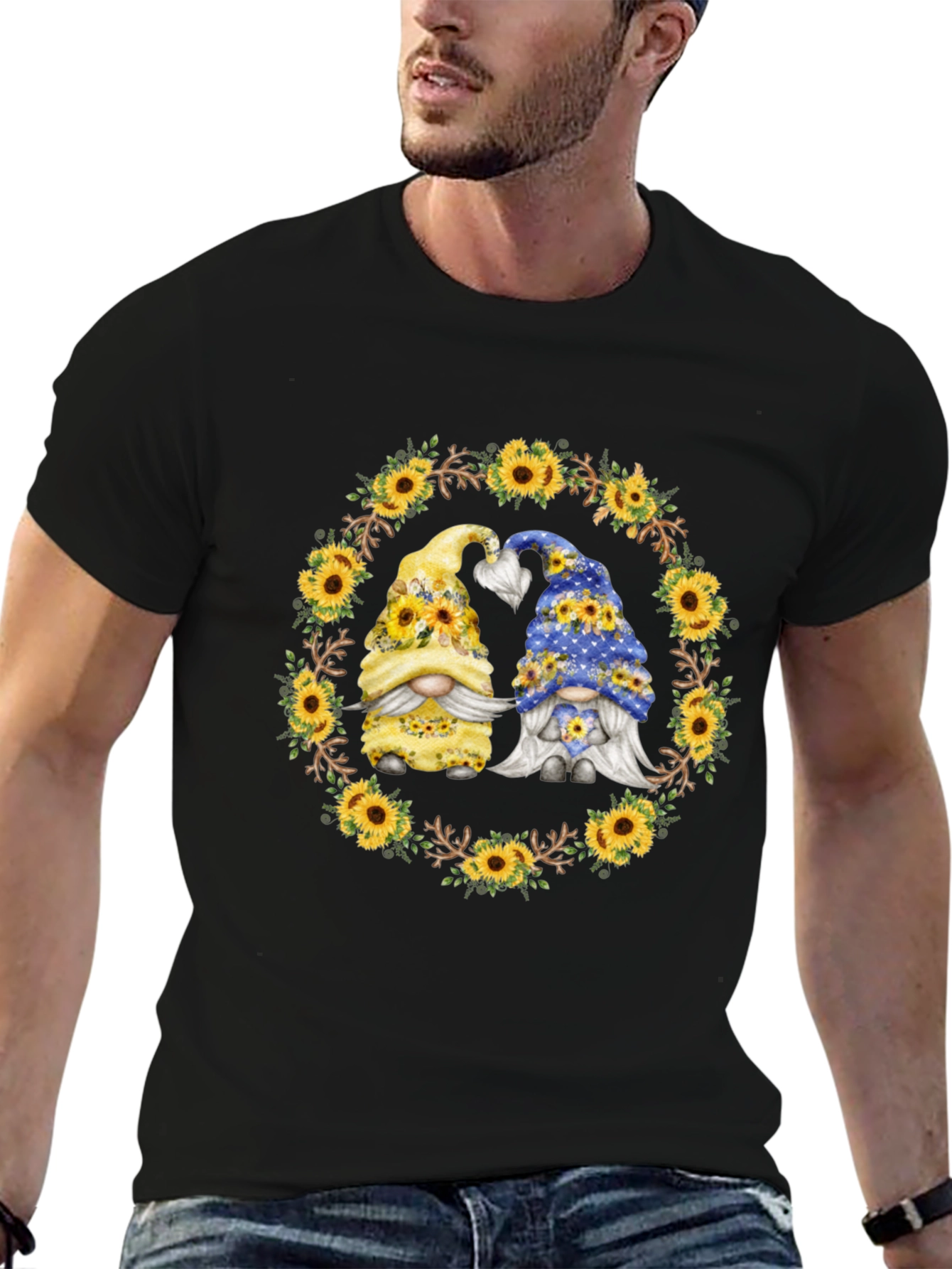 Sunflower Ukraine Gnomes T-Shirt
