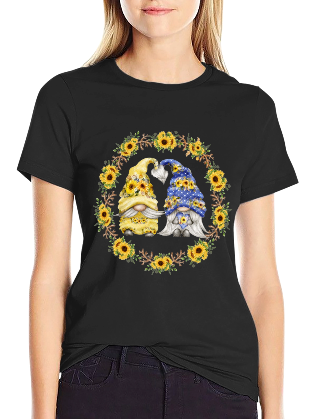 Sunflower Ukraine Gnomes T-Shirt