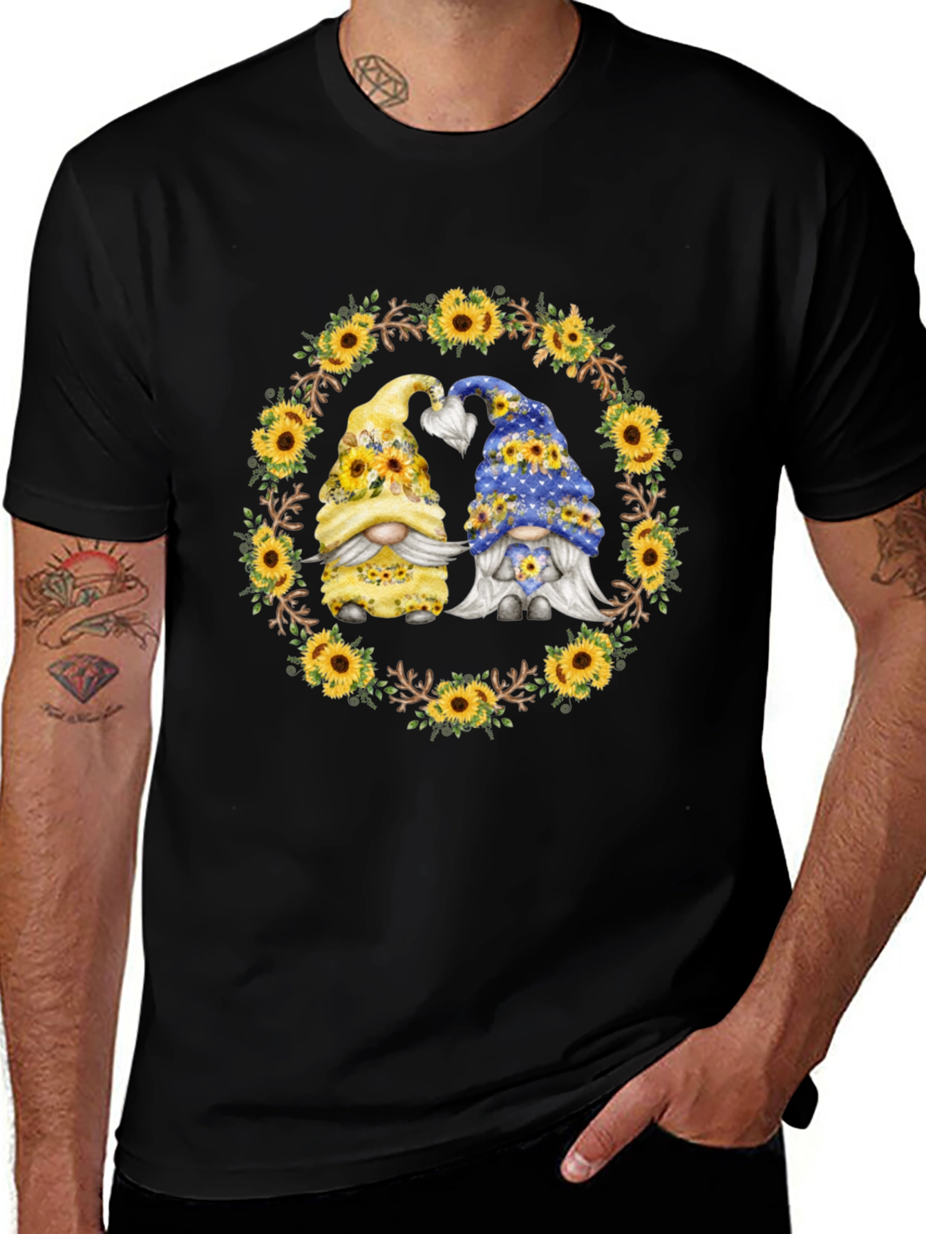 Sunflower Ukraine Gnomes T-Shirt