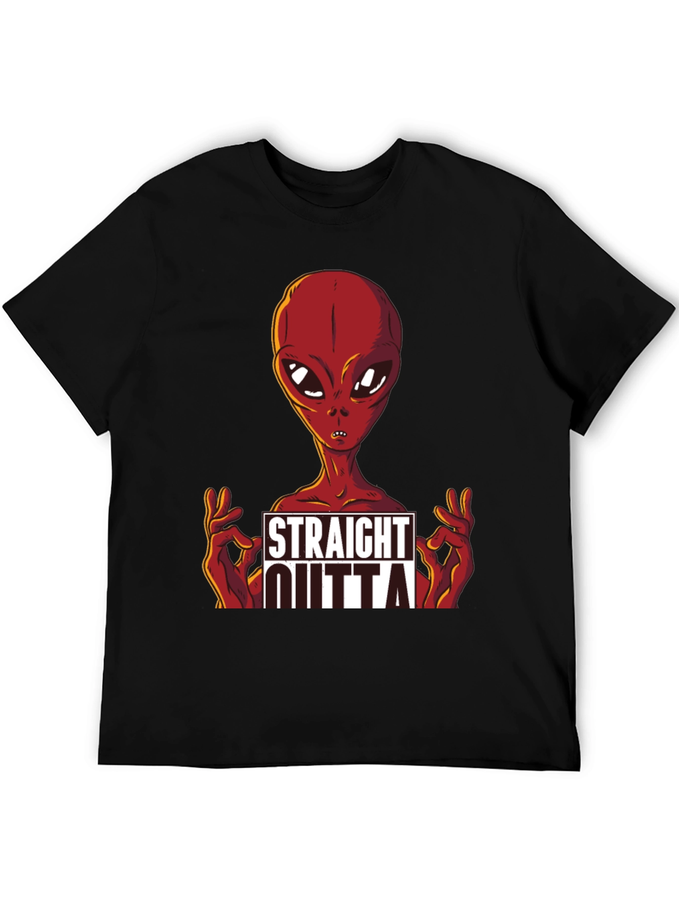 Straight Outta Space Alien Graphic Tee