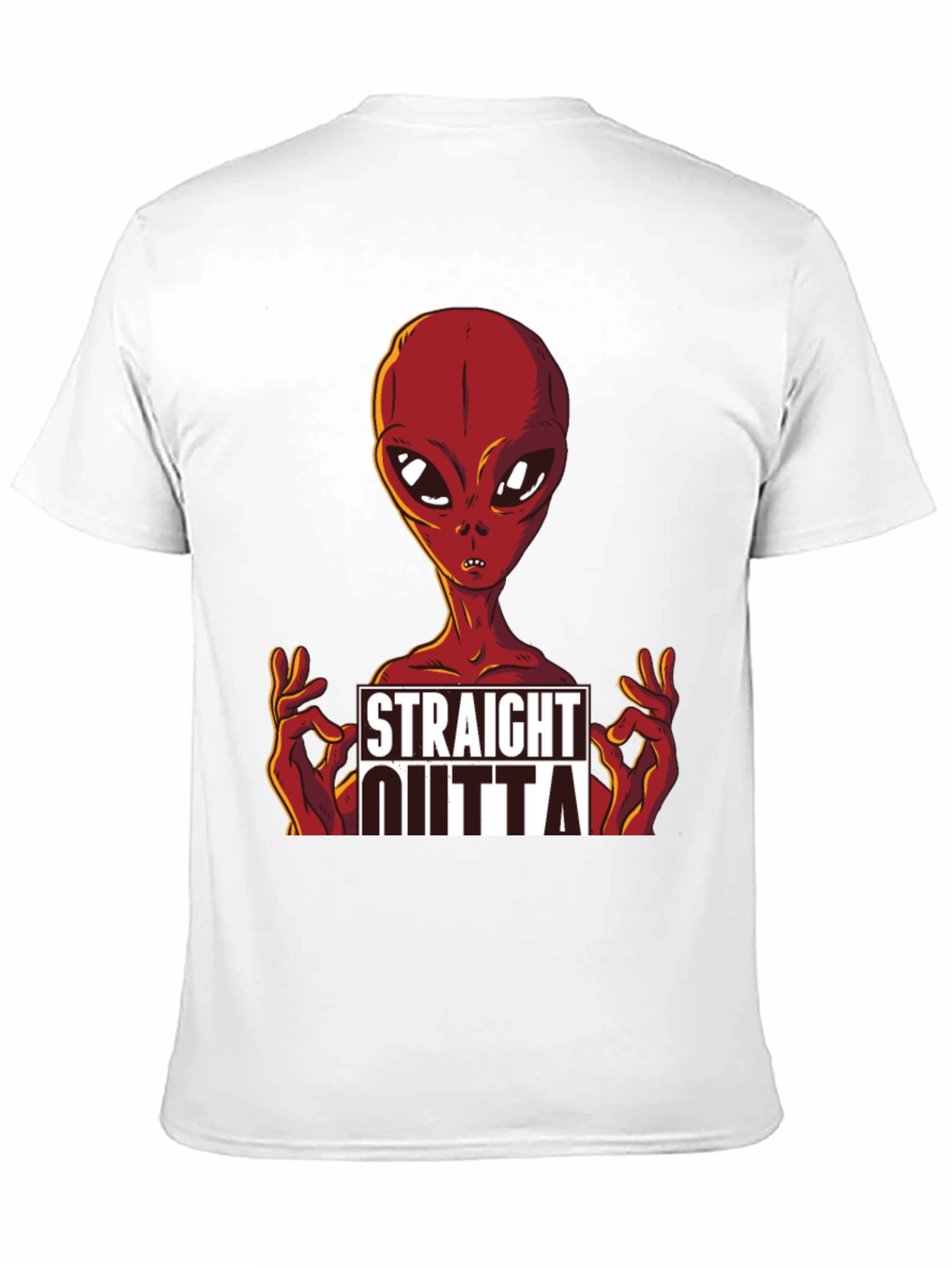 Straight Outta Space Alien Graphic Tee