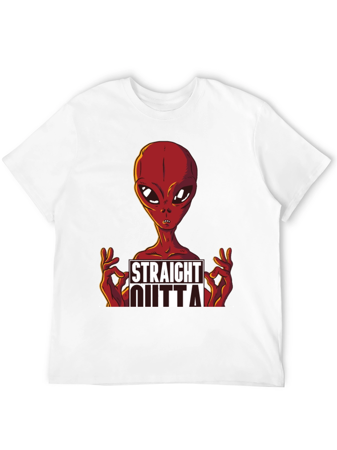 Straight Outta Space Alien Graphic Tee