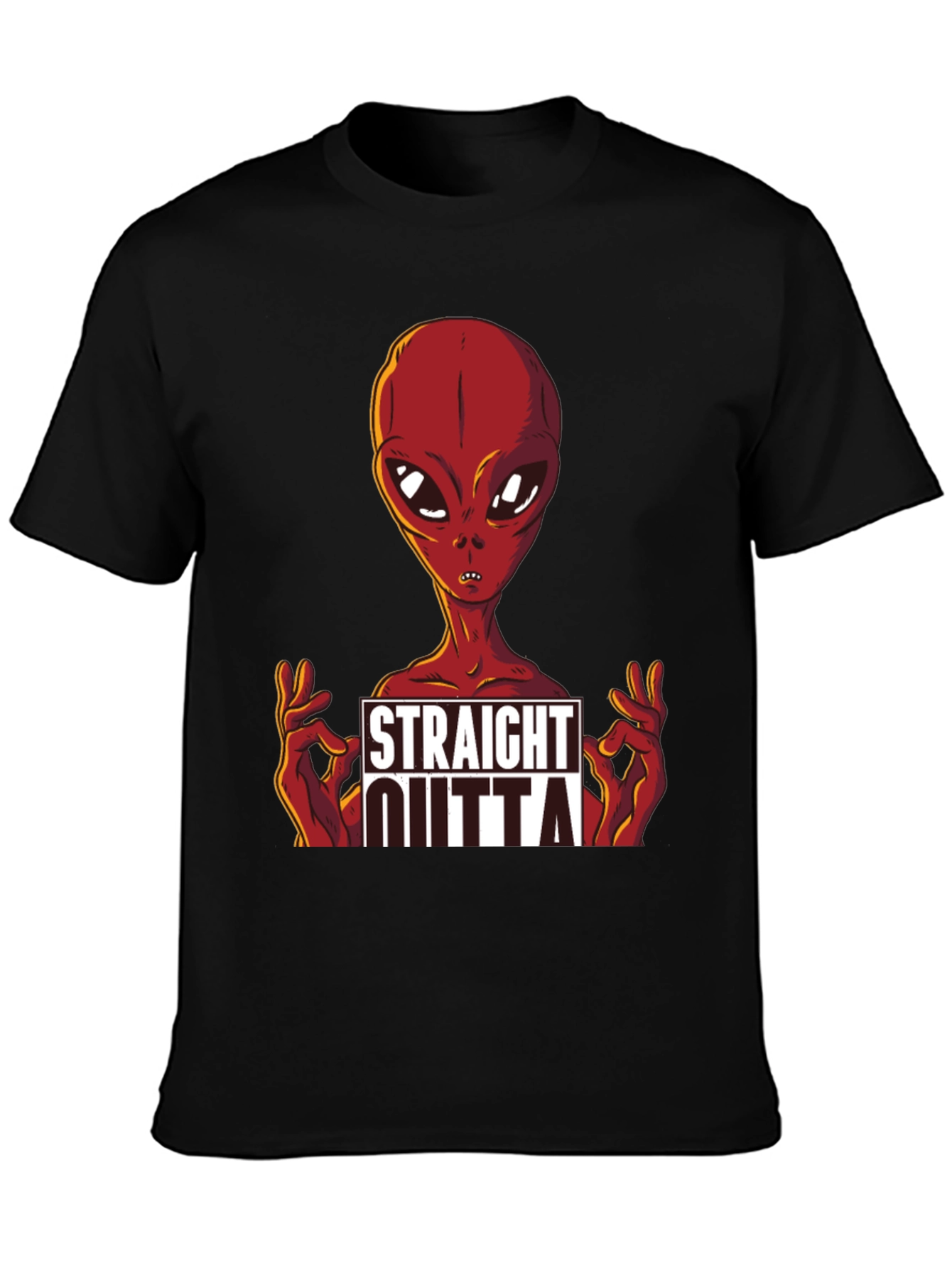Straight Outta Space Alien Graphic Tee