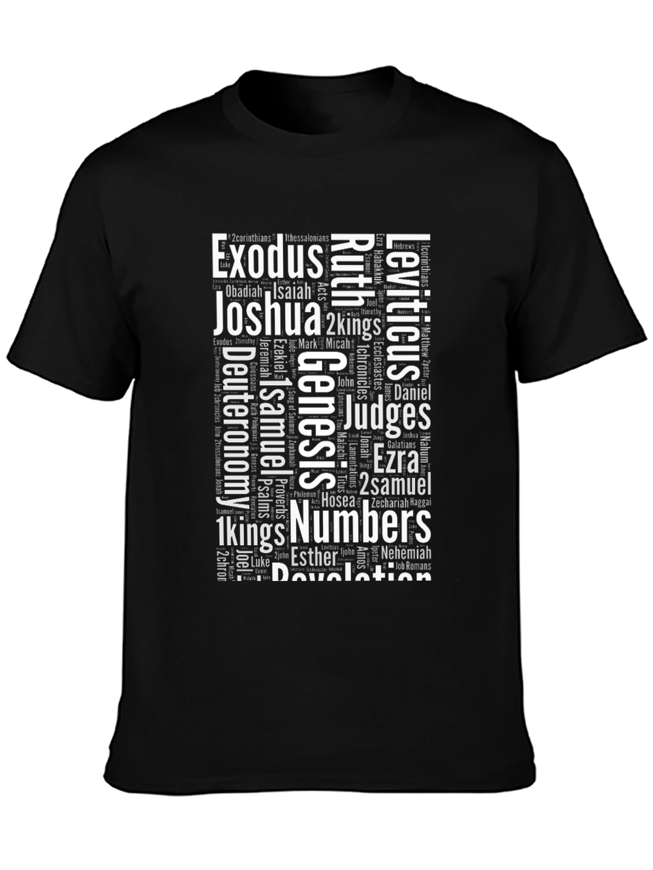 Black Bible Books T-Shirt